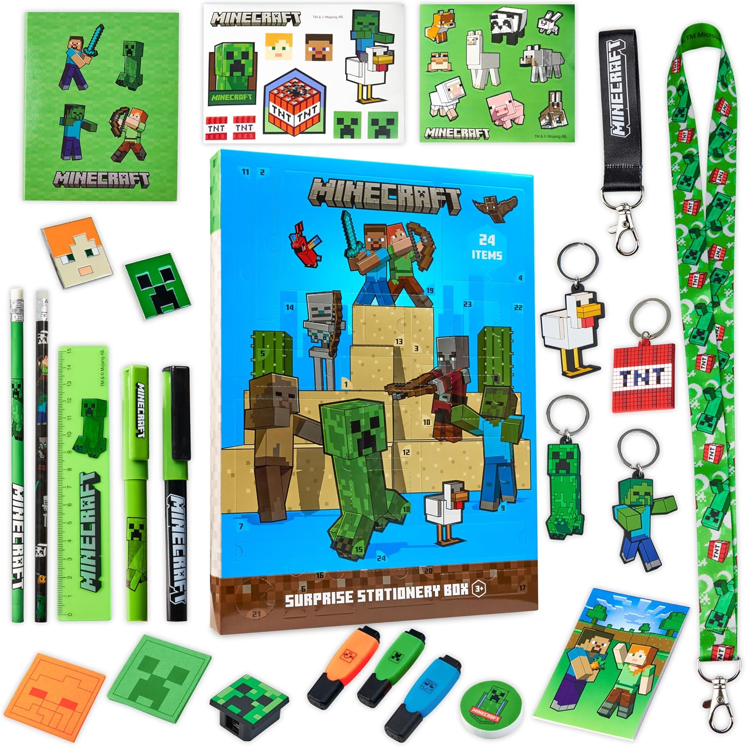 CALENDARIO DE ADVIENTO GET TREND MINECRAFT 2026 CON 24 ARTÍCULOS - 1