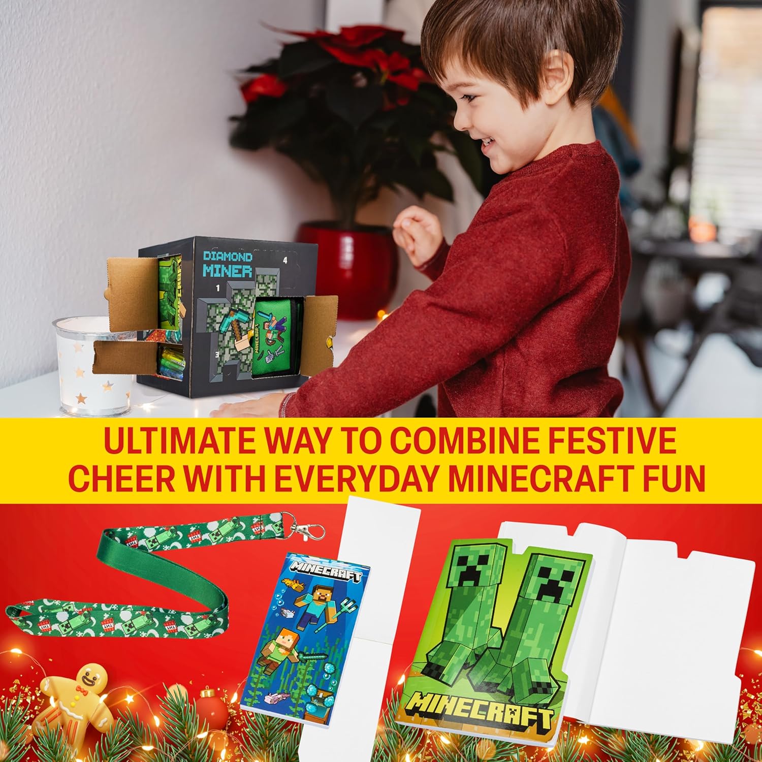 CALENDARIO DE ADVIENTO MINECRAFT 2026 GET TREND CON 24 ARTÍCULOS - 4