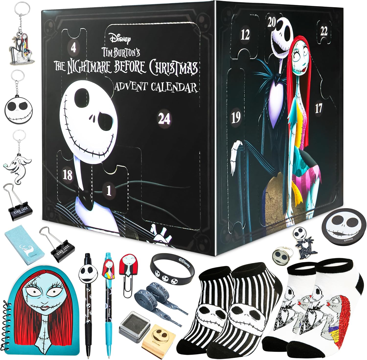 CALENDARIO DE ADVIENTO DISNEY THE NIGHTMARE BEFORE CHRISTMAS 2026 PARA ADOLESCENTES Y MUJERES - 1