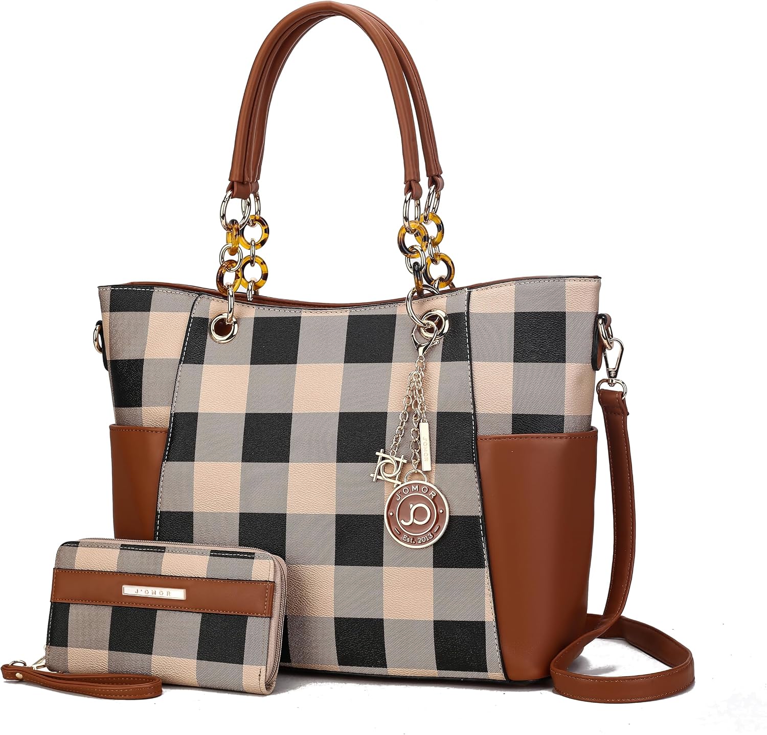 BOLSO TOTE J’OMOR BY MIA PARA MUJER CON BILLETERA EN CUERO VEGANO - 1