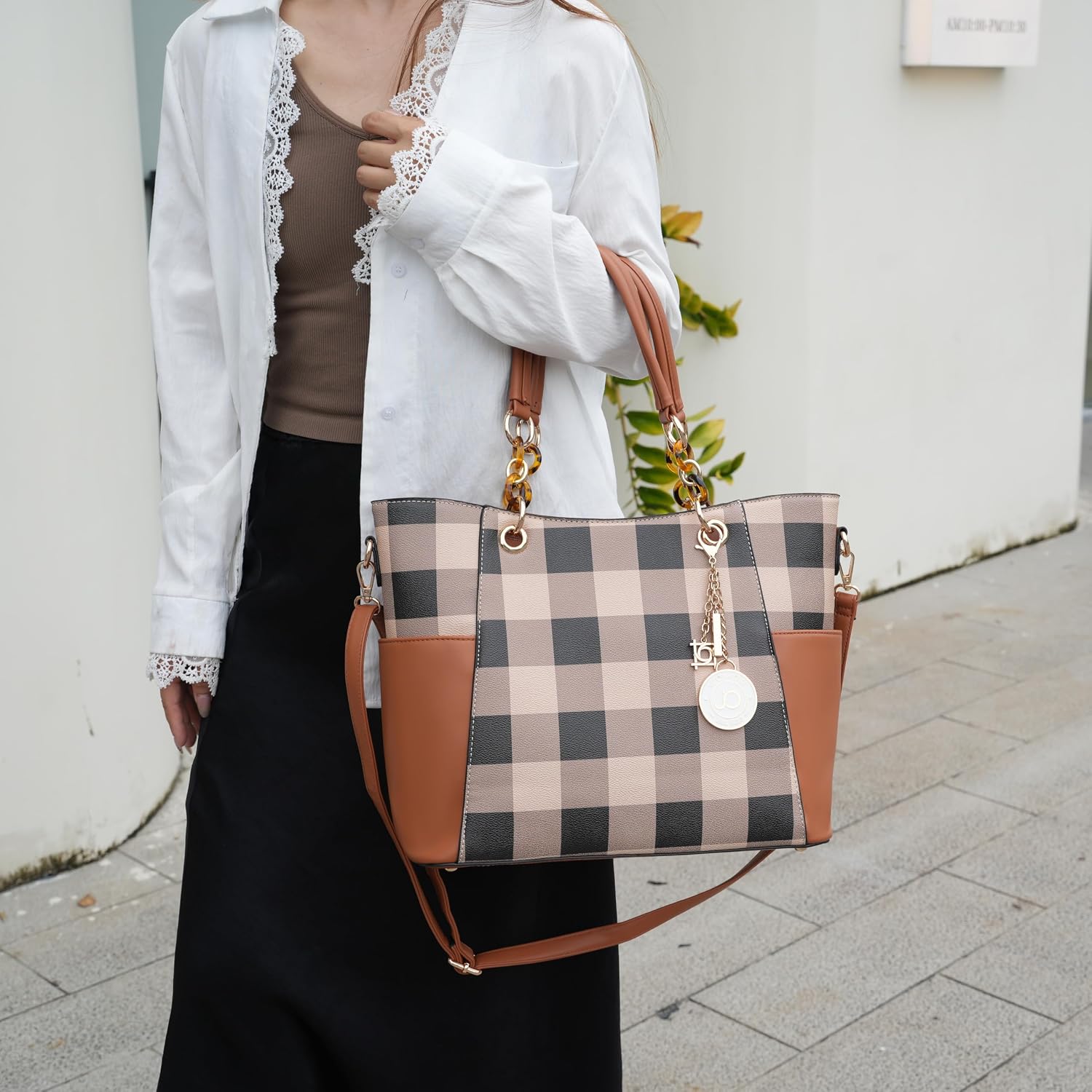 BOLSO TOTE J’OMOR BY MIA PARA MUJER CON BILLETERA EN CUERO VEGANO - 2