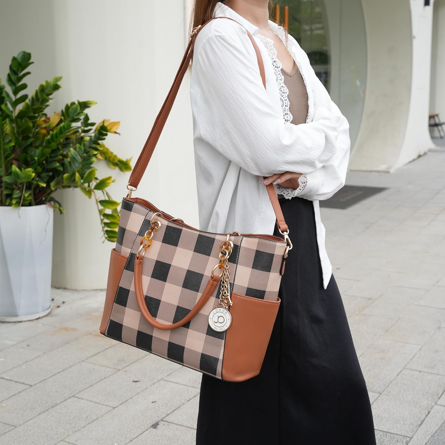 BOLSO TOTE J’OMOR BY MIA PARA MUJER CON BILLETERA EN CUERO VEGANO - 3