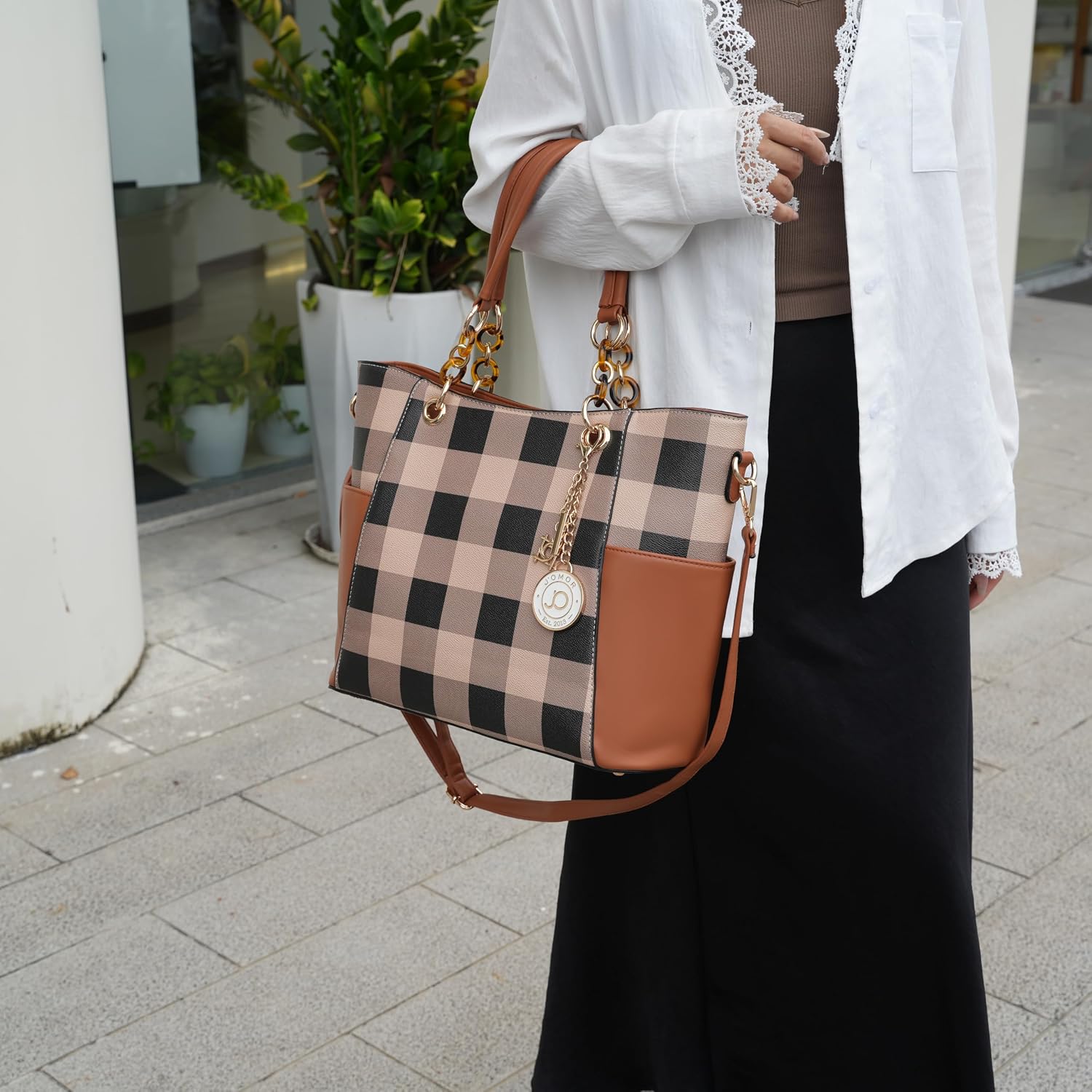 BOLSO TOTE J’OMOR BY MIA PARA MUJER CON BILLETERA EN CUERO VEGANO - 4