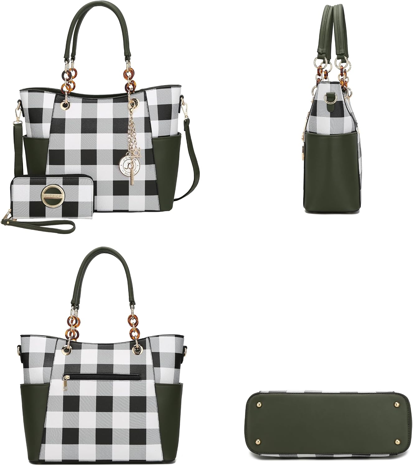BOLSO TOTE J’OMOR BY MIA PARA MUJER CON BILLETERA EN CUERO VEGANO - 5