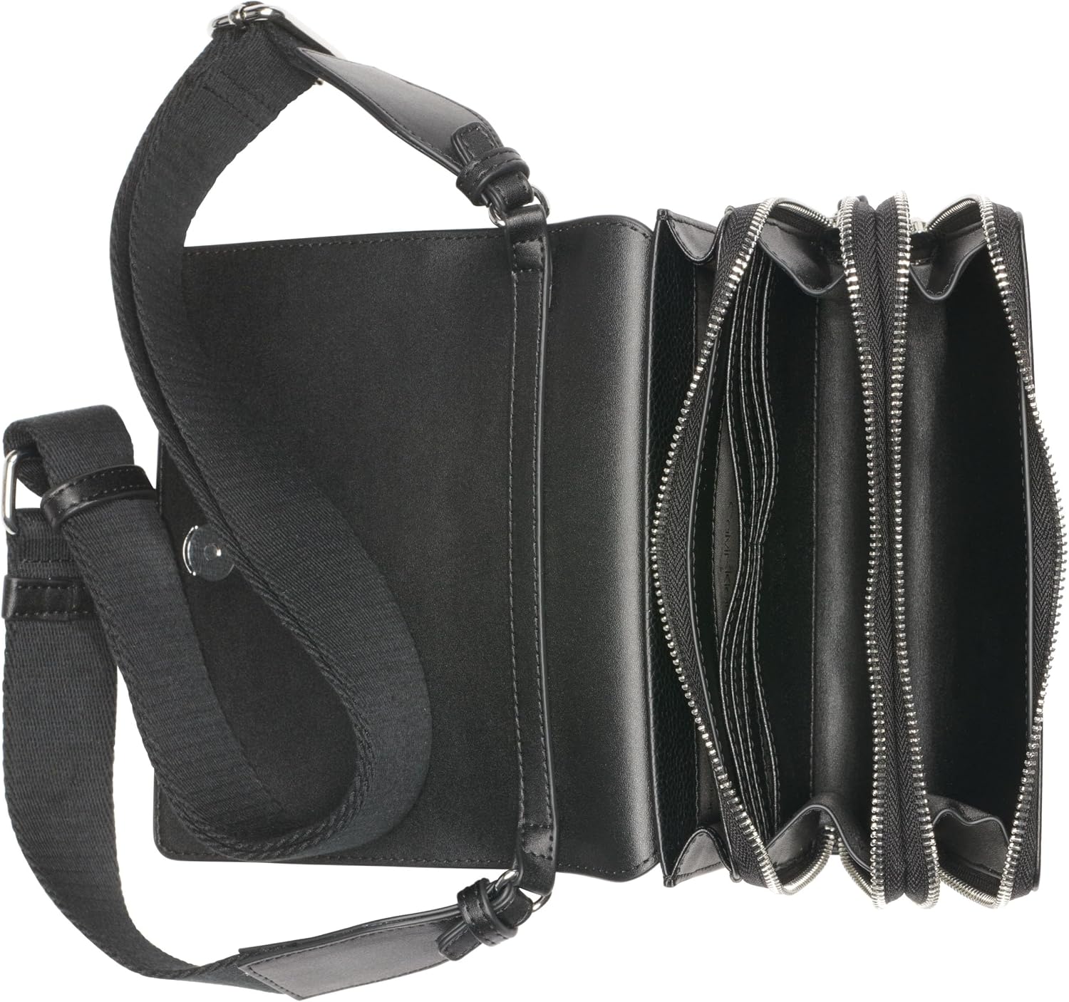 BOLSO CRUZADO CALVIN KLEIN MILLIE CON TRIPLE COMPARTIMENTO PARA MUJER - 4