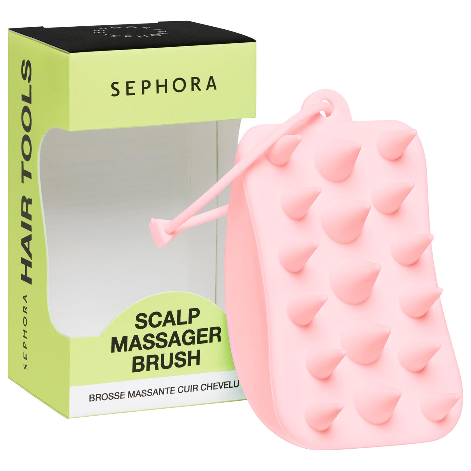 MASAJEADOR DE CUERO CABELLUDO SEPHORA COLLECTION SILICONA ROSA - 1