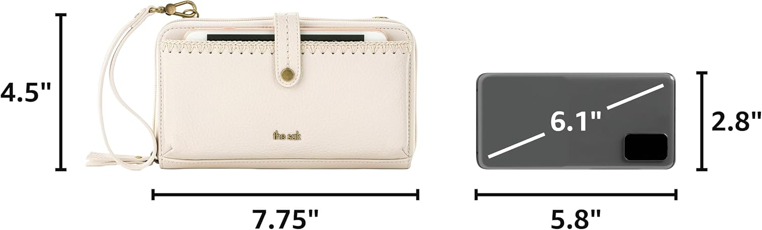 BOLSO CRUZADO PARA SMARTPHONE THE SAK IRIS PEQUEÑO PARA MUJER CON BILLETERA Y CONVERTIBLE EN PULSERA CON CIERRE - 3