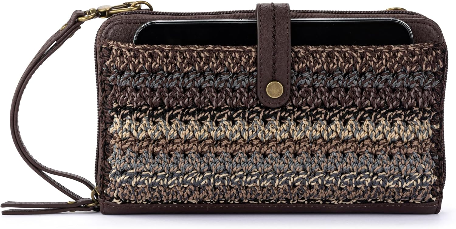 BOLSO CRUZADO PARA SMARTPHONE THE SAK IRIS PEQUEÑO PARA MUJER CON BILLETERA Y CONVERTIBLE EN PULSERA CON CIERRE - 1