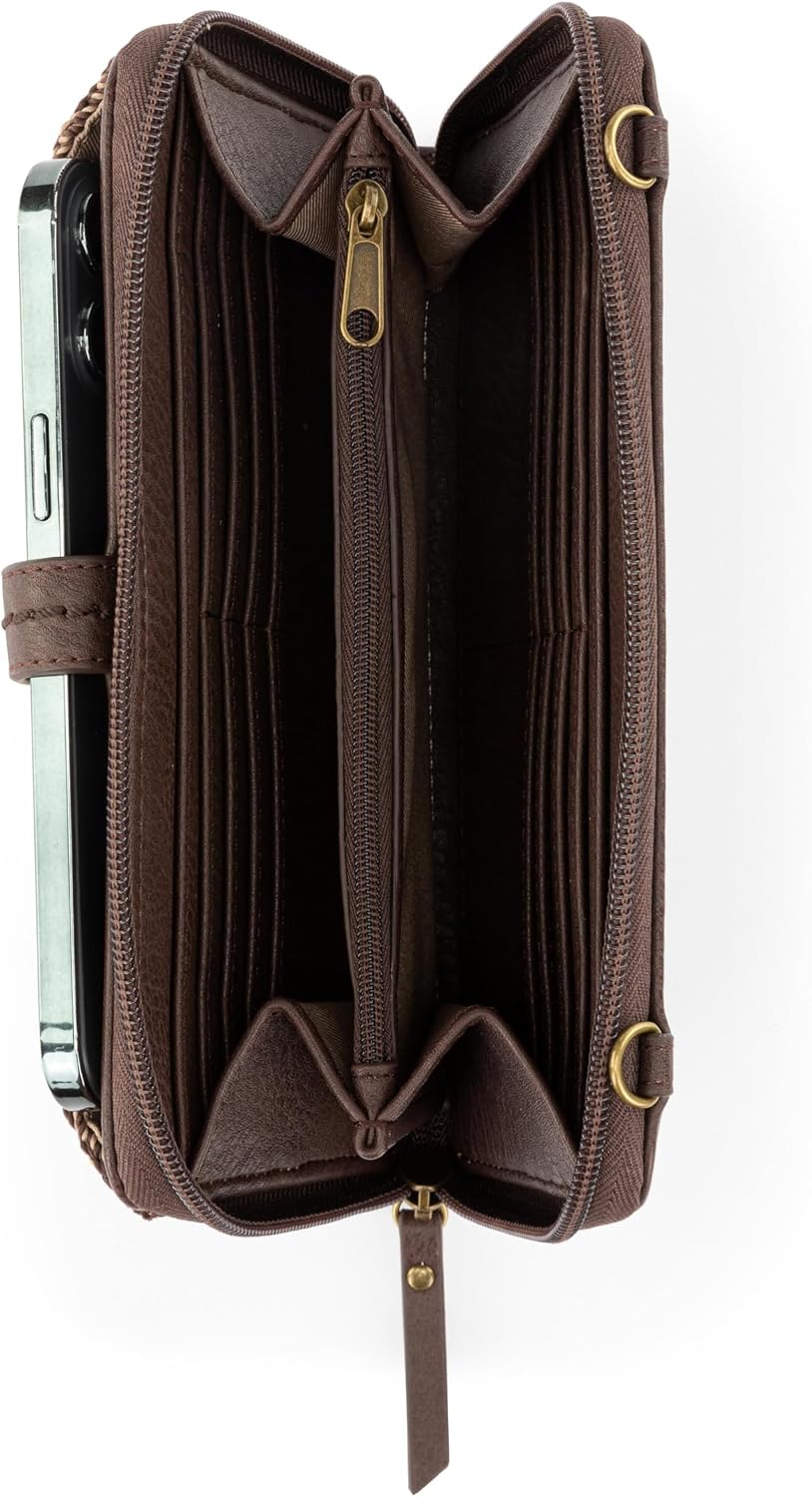 BOLSO CRUZADO PARA SMARTPHONE THE SAK IRIS PEQUEÑO PARA MUJER CON BILLETERA Y CONVERTIBLE EN PULSERA CON CIERRE - 3
