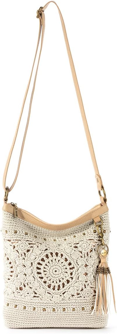 BOLSO CRUZADO THE SAK LUCIA CROCHET CON CIERRE Y CORREA AJUSTABLE - 3