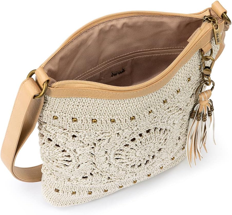 BOLSO CRUZADO THE SAK LUCIA CROCHET CON CIERRE Y CORREA AJUSTABLE - 5