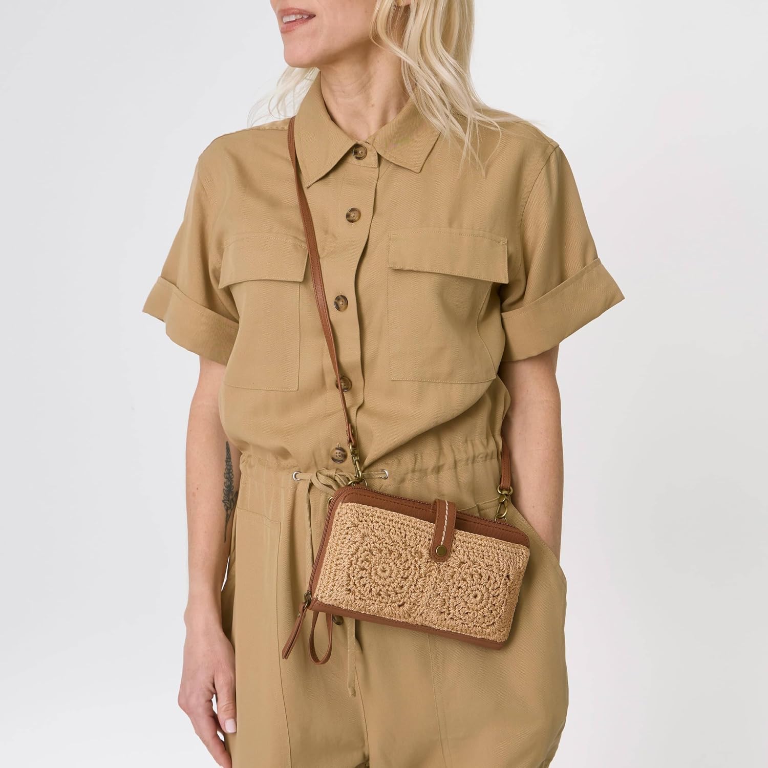 BOLSO CRUZADO PARA SMARTPHONE THE SAK IRIS PEQUEÑO PARA MUJER CON BILLETERA Y CIERRE - 2