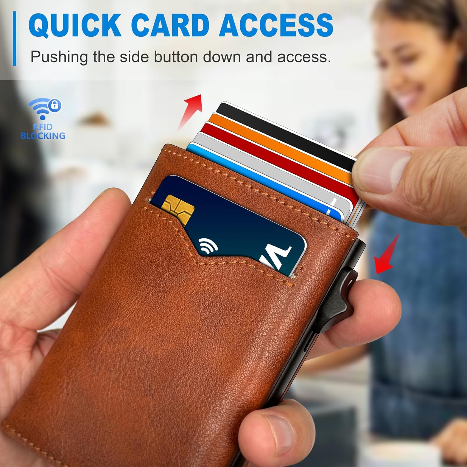 BILLETERA PARA HOMBRE MIYOZI TRIFOLD CON BLOQUEO RFID Y CIERRE MAGNÉTICO - 5