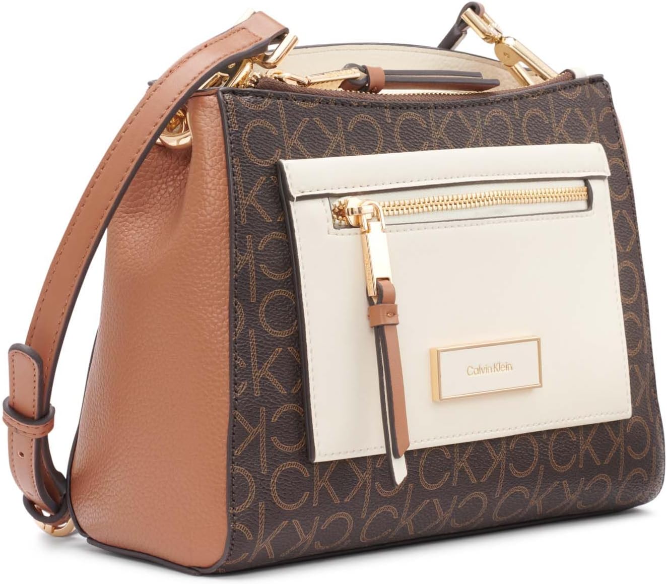 BOLSO CRUZADO PARA MUJER CALVIN KLEIN HADLEY TRIPLE COMPARTIMENTO - 5