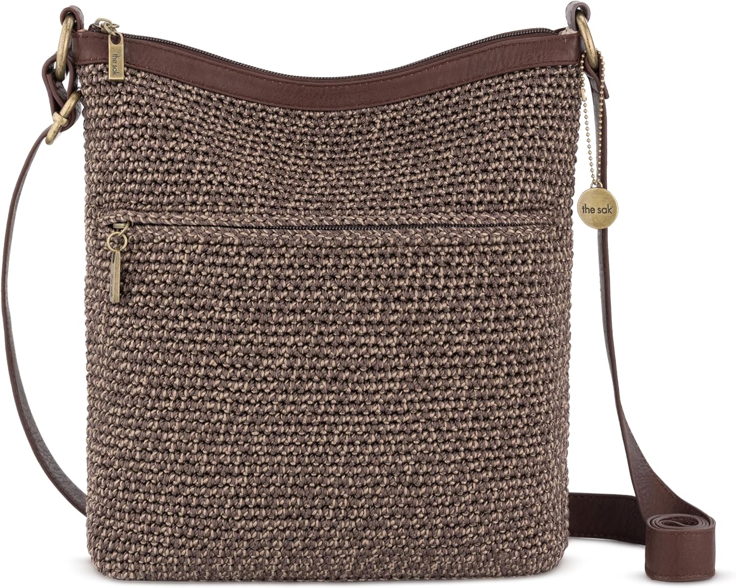 BOLSO CRUZADO THE SAK LUCIA CROCHET CON CIERRE Y CORREA AJUSTABLE - 1