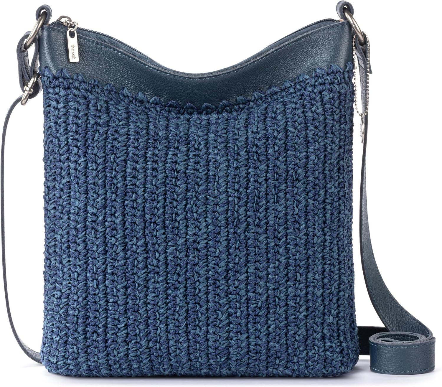BOLSO CRUZADO THE SAK LUCIA CROCHET CON CIERRE Y CORREA AJUSTABLE - 1