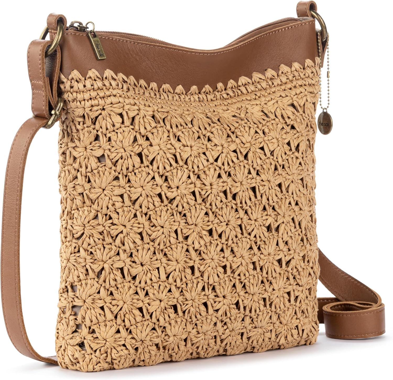 BOLSO CRUZADO THE SAK LUCIA CROCHET CON CIERRE Y CORREA AJUSTABLE - 3