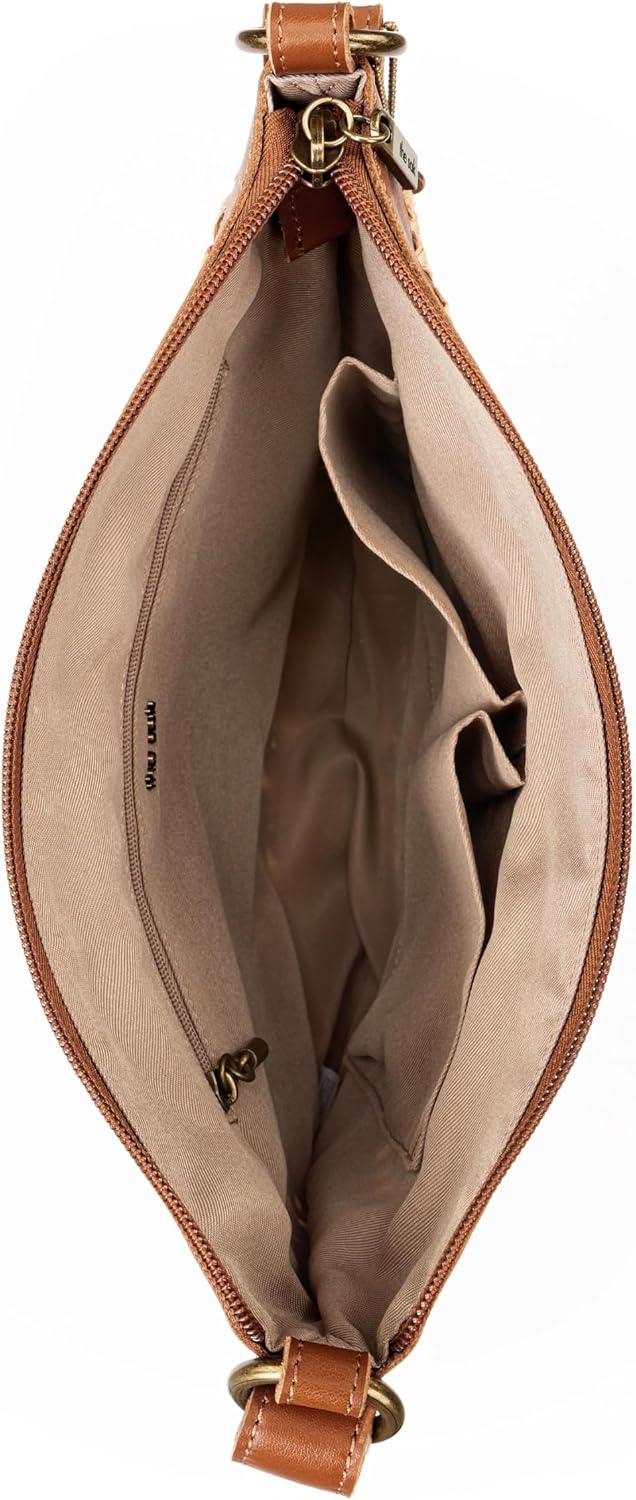 BOLSO CRUZADO THE SAK LUCIA CROCHET CON CIERRE Y CORREA AJUSTABLE - 4