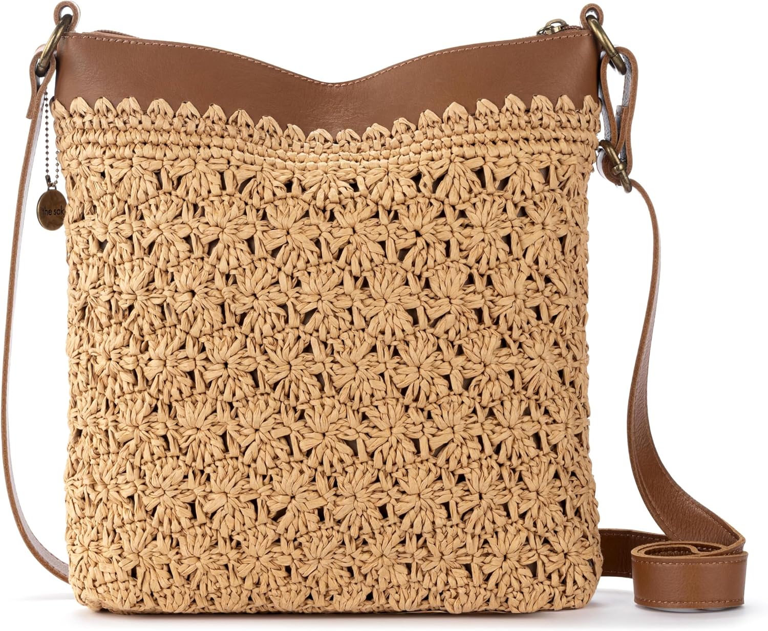 BOLSO CRUZADO THE SAK LUCIA CROCHET CON CIERRE Y CORREA AJUSTABLE - 5