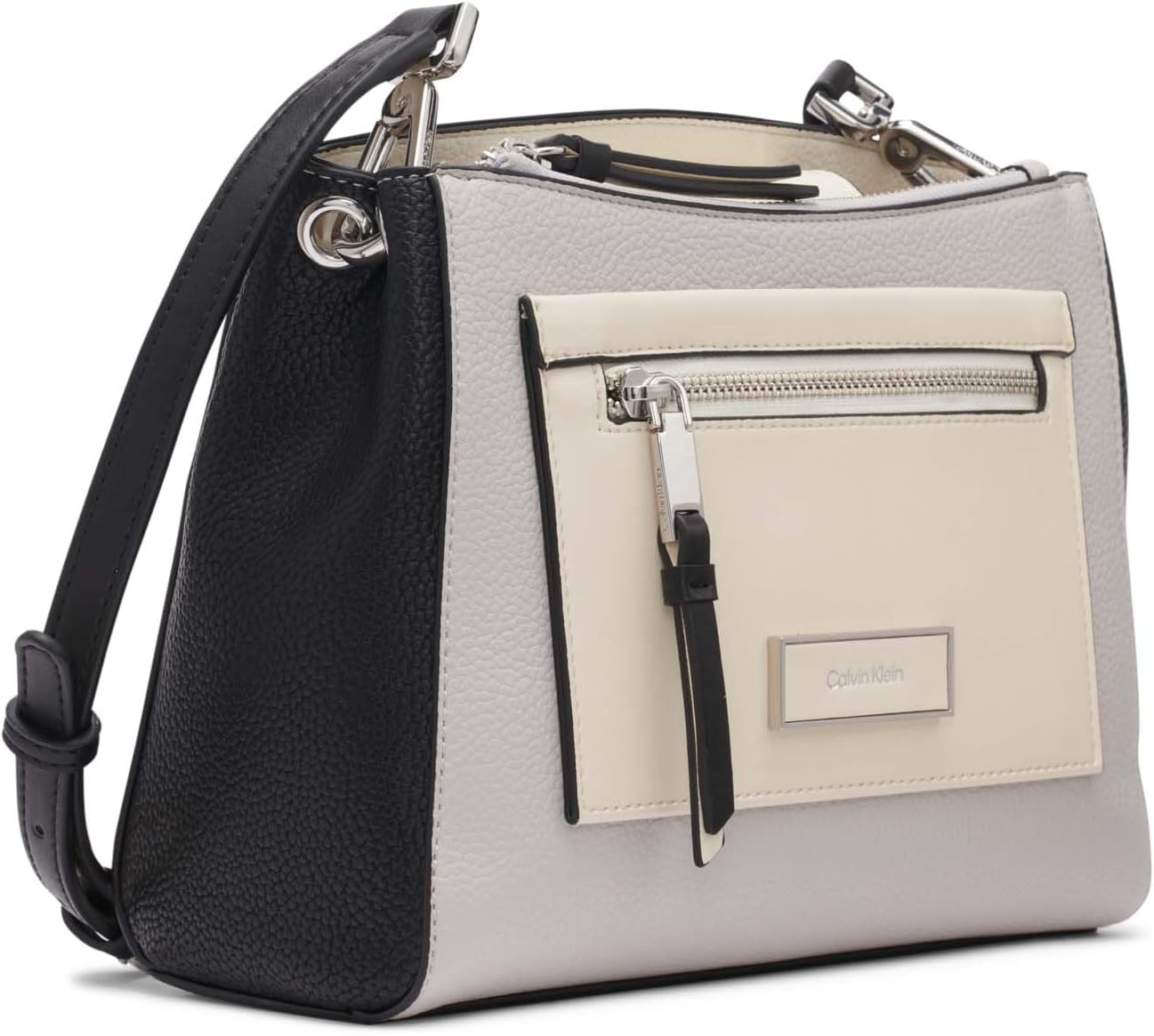 BOLSO CRUZADO PARA MUJER CALVIN KLEIN HADLEY TRIPLE COMPARTIMENTO - 5
