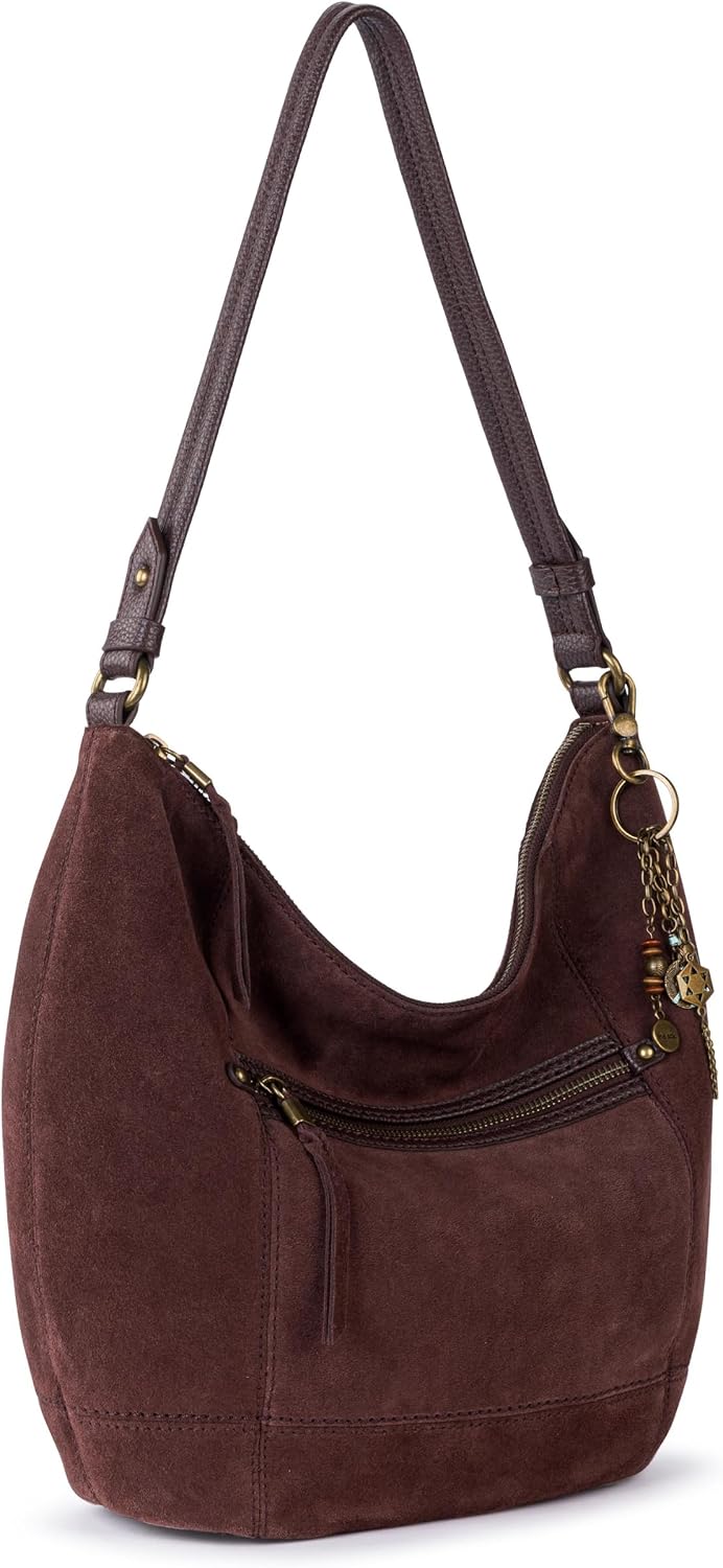 BOLSO HOBO DE CUERO THE SAK SEQUOIA GRANDE CON BOLSILLO CON CIERRE - 3