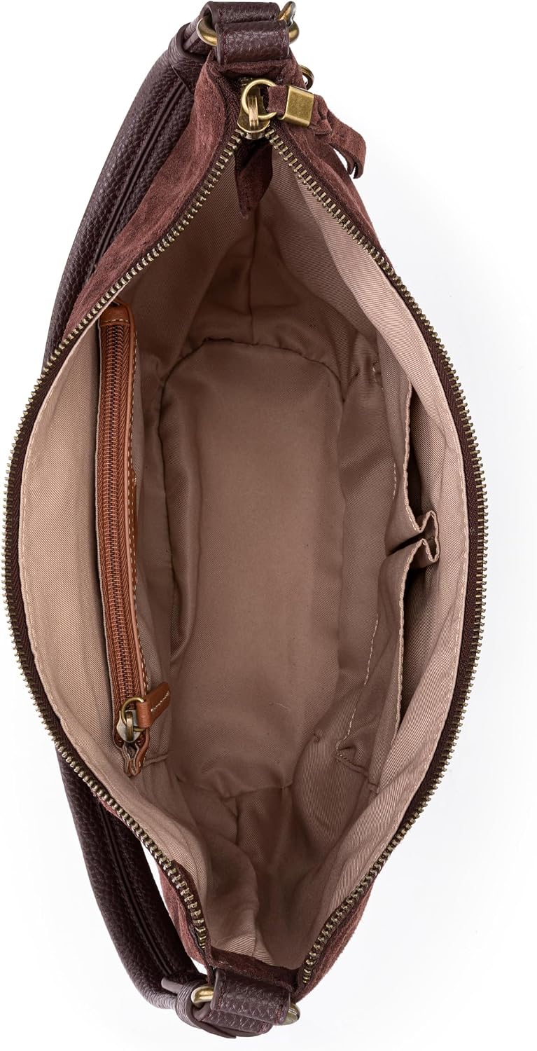 BOLSO HOBO DE CUERO THE SAK SEQUOIA GRANDE CON BOLSILLO CON CIERRE - 4