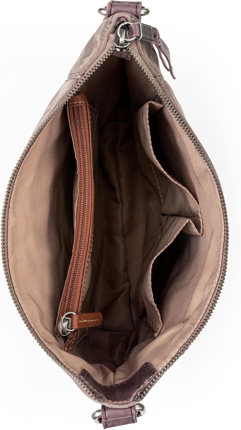 BOLSO CRUZADO DE CUERO THE SAK ASHLAND CON CIERRE Y CORREA AJUSTABLE - 4