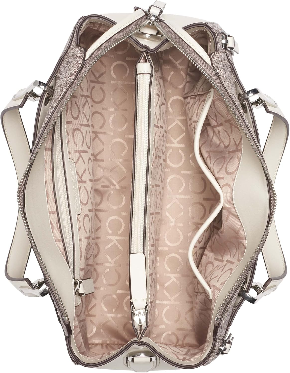 BOLSO SATCHEL PARA MUJER CALVIN KLEIN REYNA BUBBLE LAMB - 5