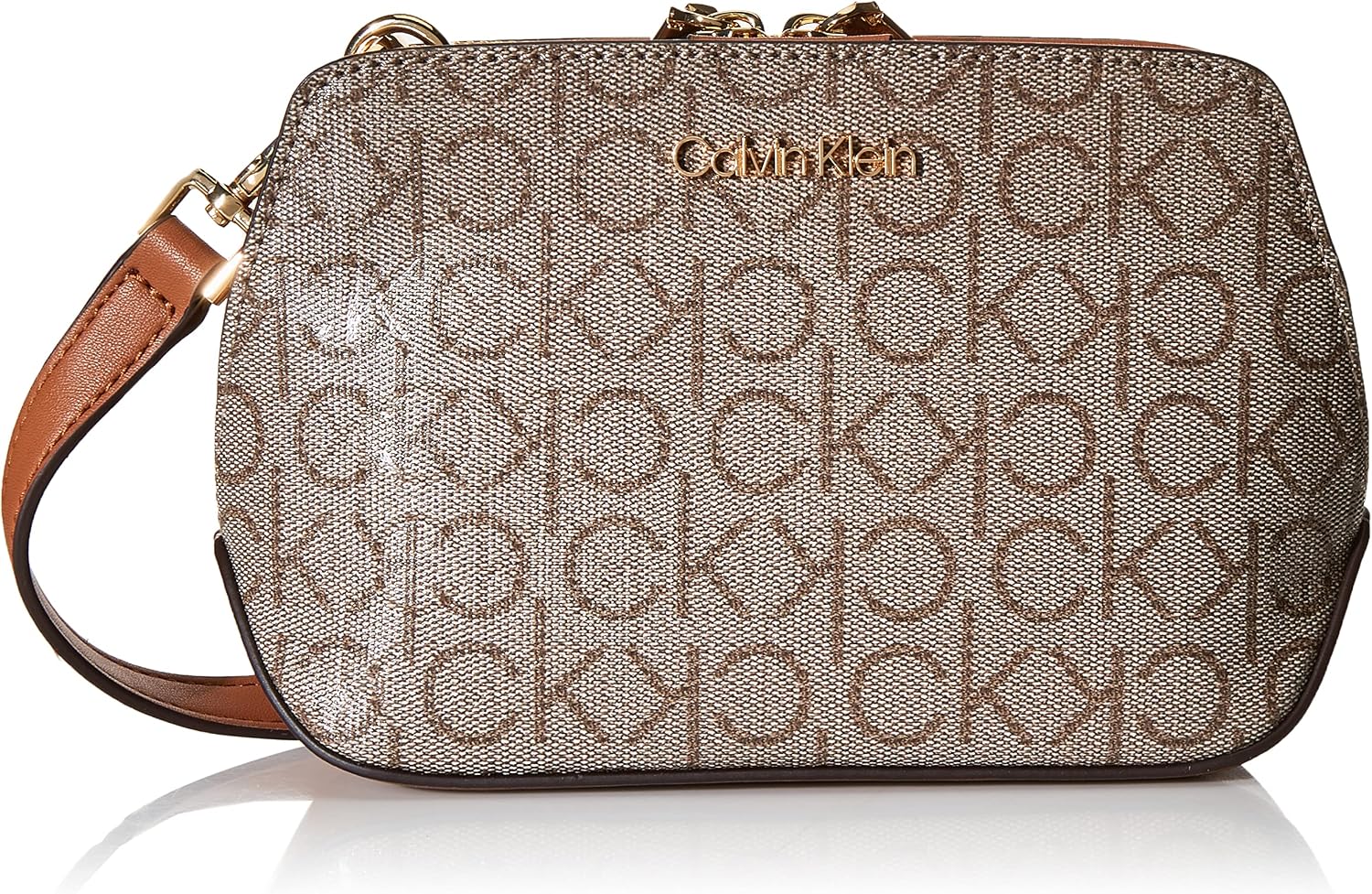 BOLSO CRUZADO CALVIN KLEIN LUCY CON TRIPLE COMPARTIMENTO PARA MUJER - 1
