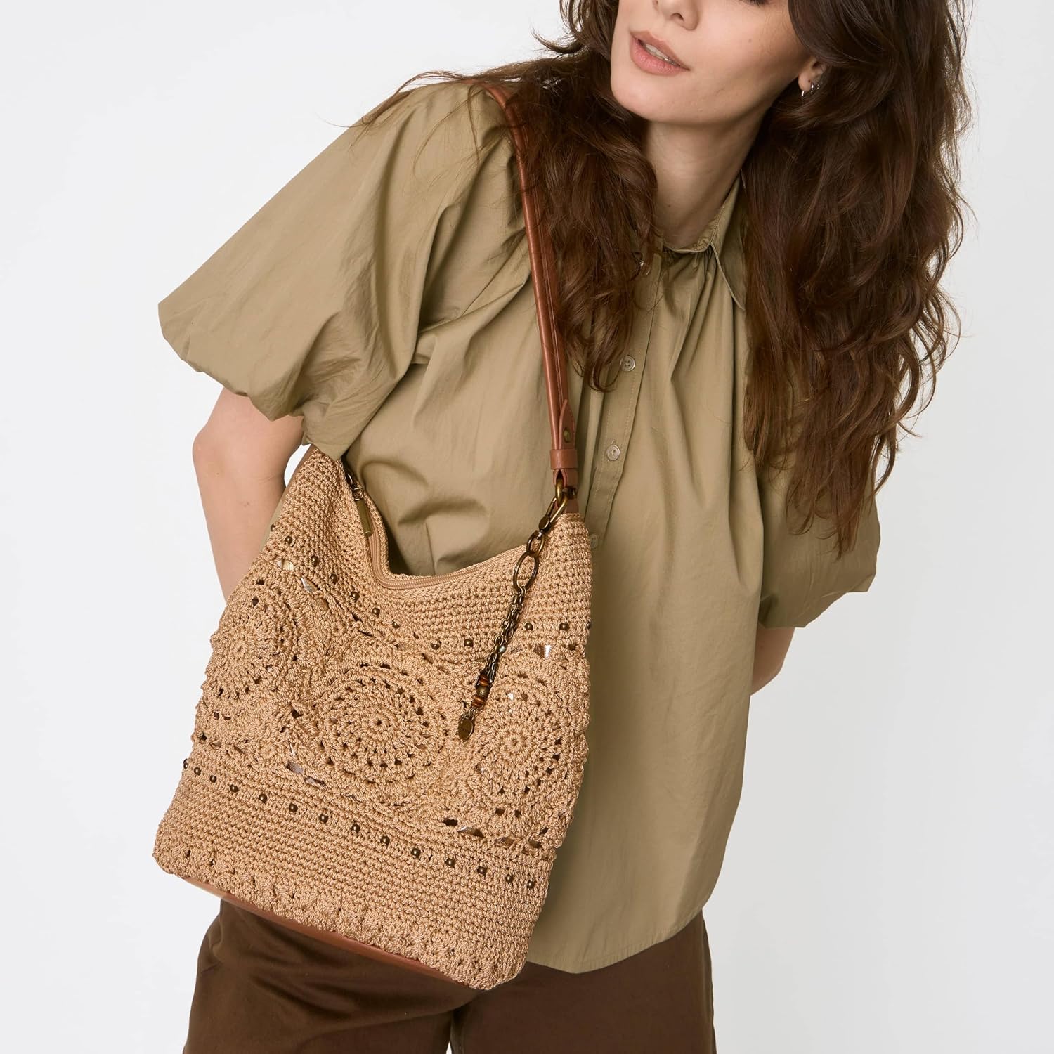 BOLSO HOBO THE SAK SEQUOIA GRANDE PARA MUJER CON BOLSILLO CON CIERRE - 4