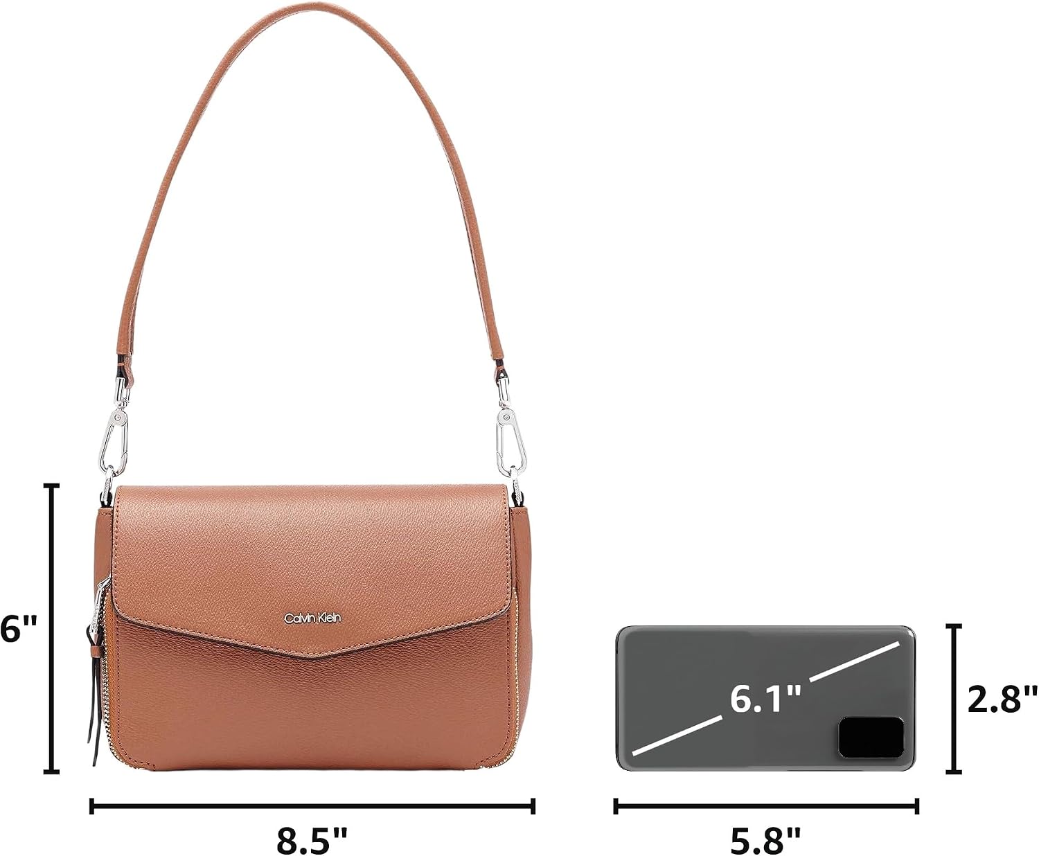 BOLSO DE HOMBRO CALVIN KLEIN AVA PARA MUJER - 4