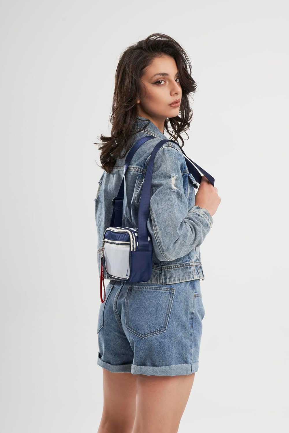 BOLSO CRUZADO PARA CÁMARA MUJER NAUTICA HIGH SEAS NEGRO - 3