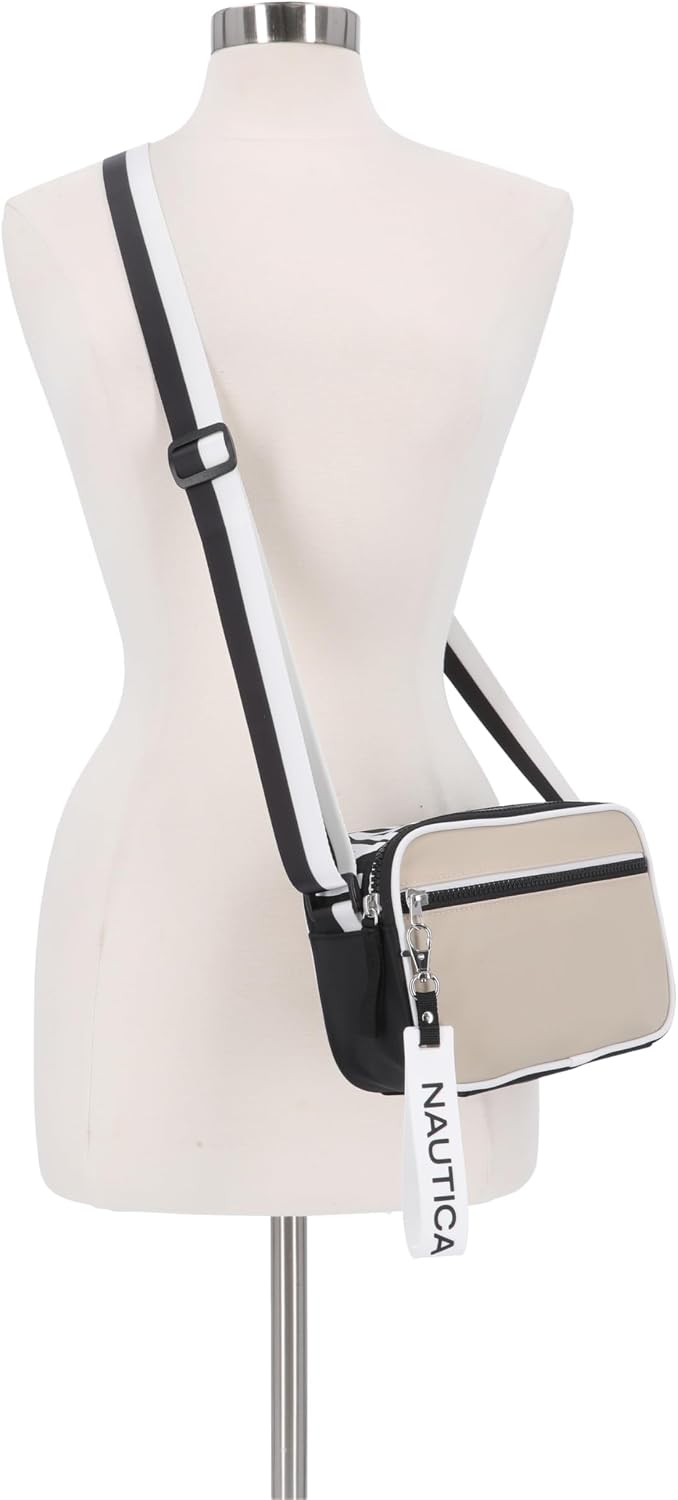 BOLSO CRUZADO PARA MUJER NAUTICA HIGH SEAS NEGRO - 5