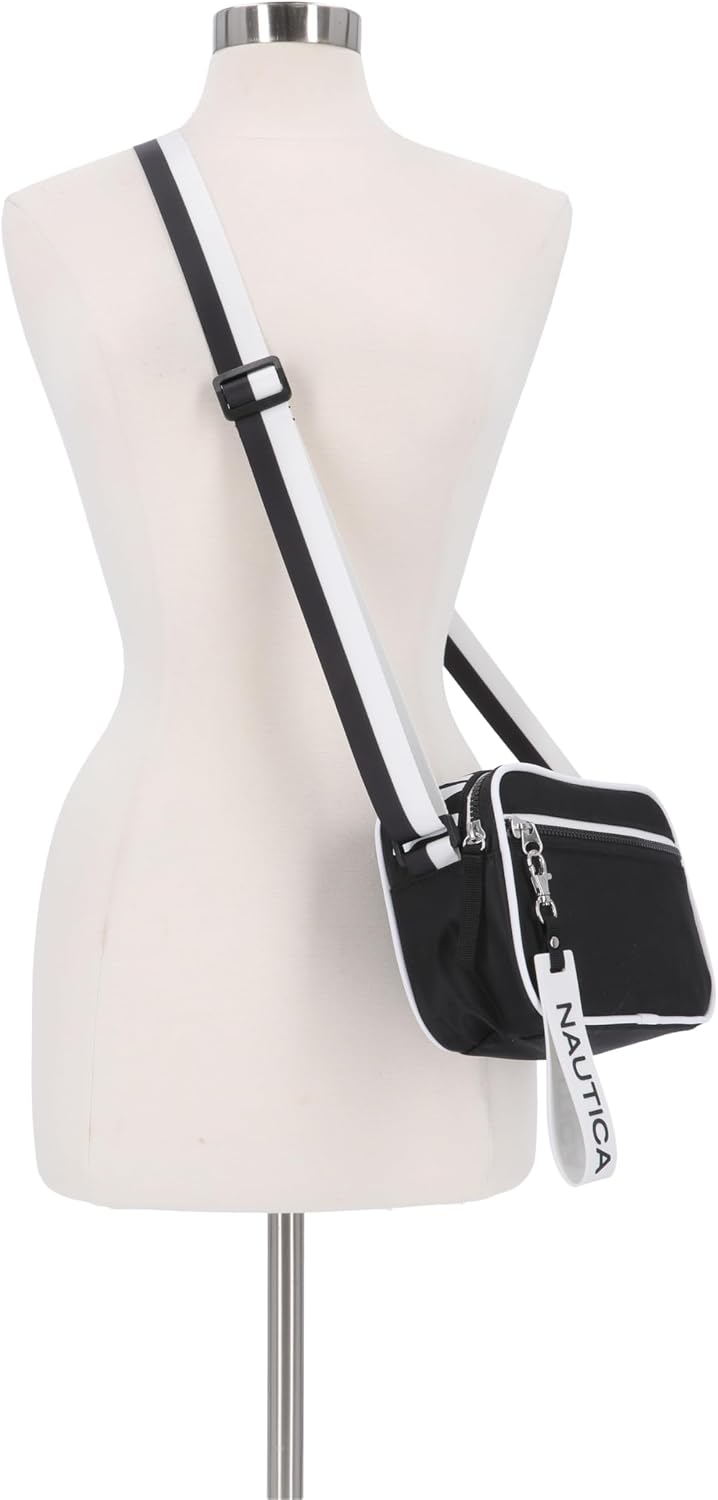 BOLSO CRUZADO PARA MUJER NAUTICA HIGH SEAS NEGRO - 5