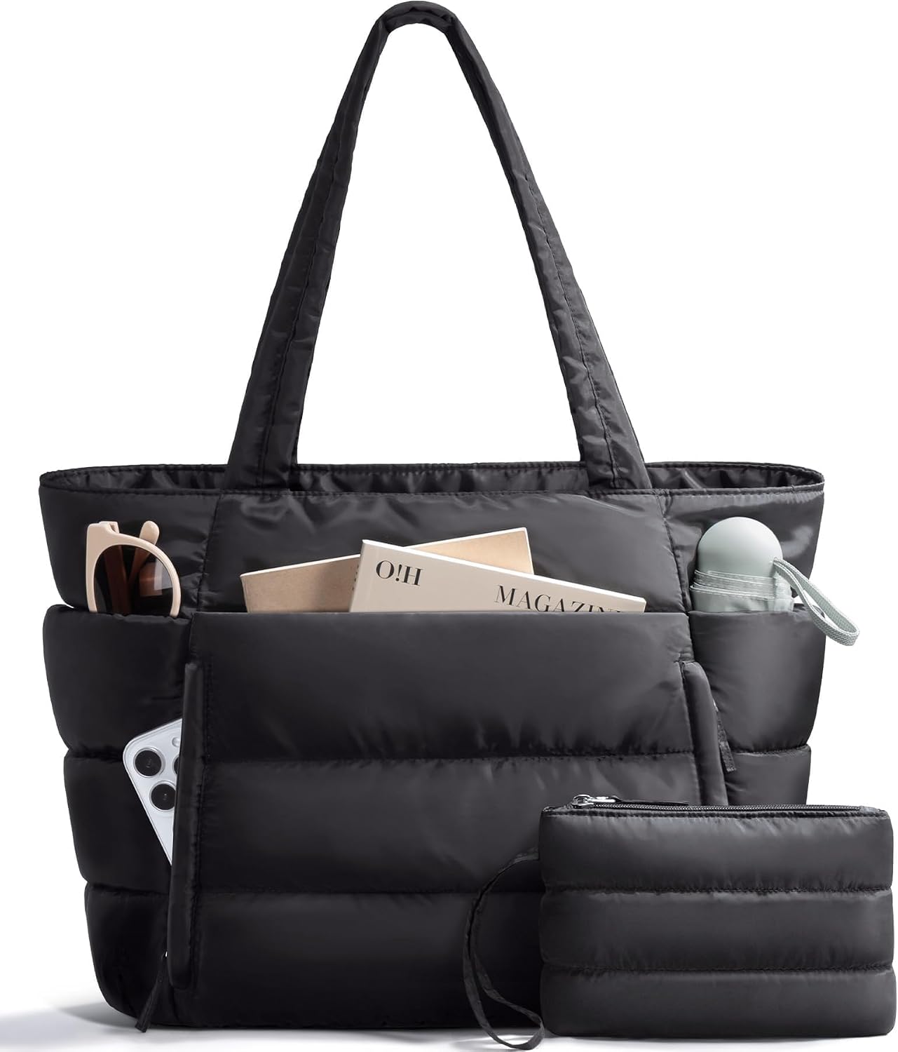 BOLSO TOTE BAG BAGSTELLAR PUFFER PARA MUJER LIGERO Y ACOLCHADO - 1