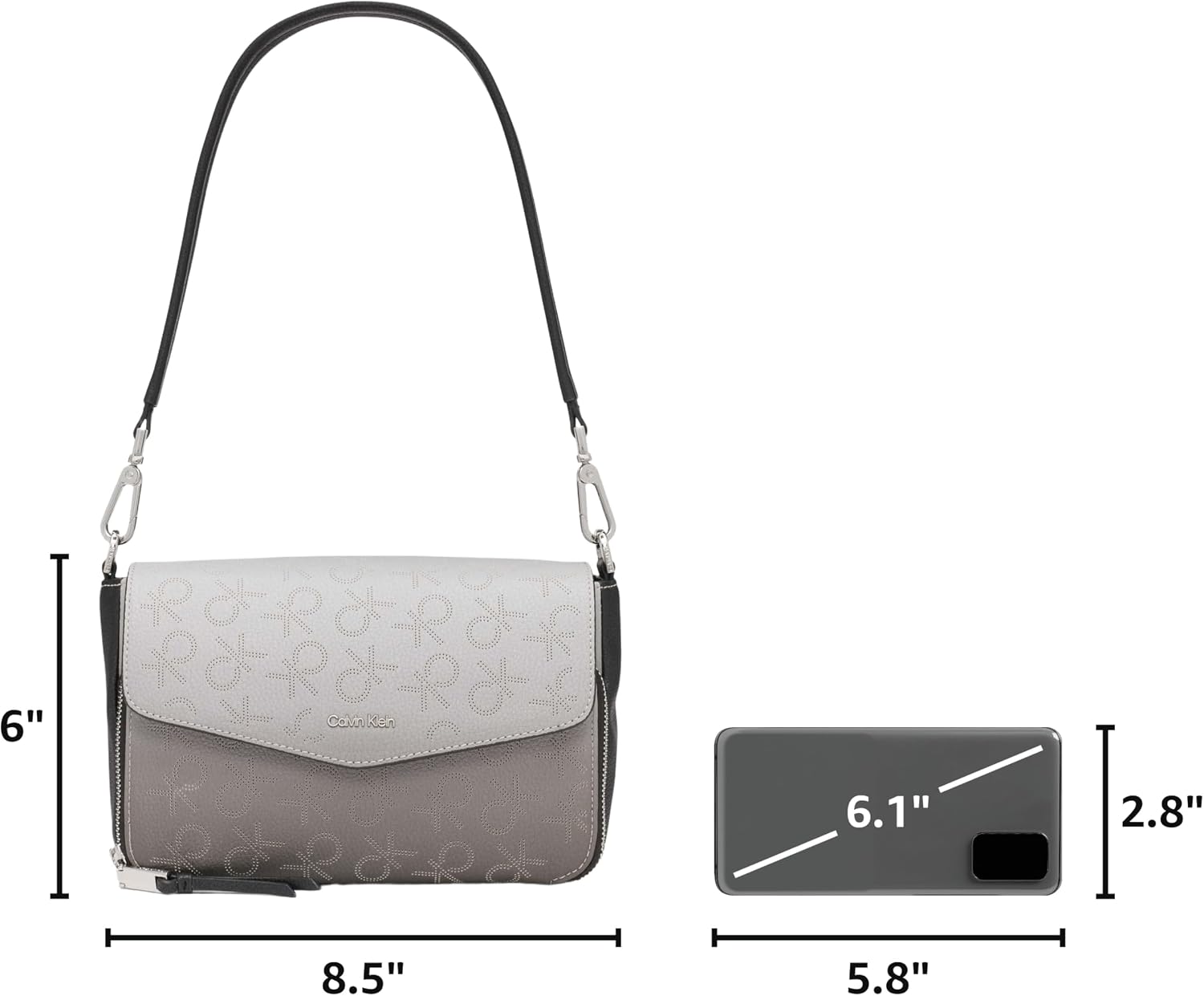 BOLSO DE HOMBRO CALVIN KLEIN AVA PARA MUJER - 3