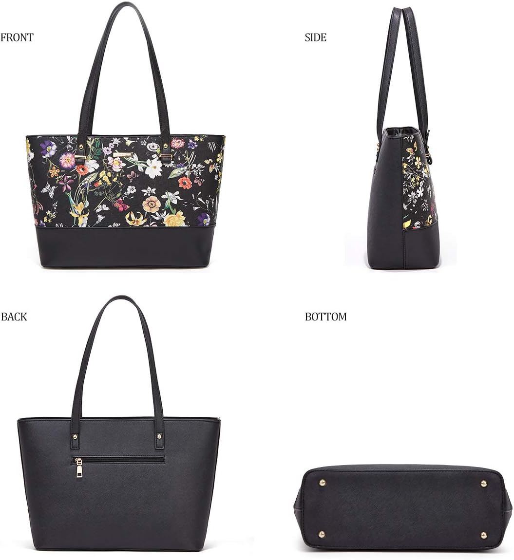 BOLSO SATCHEL TOTE BAG YTL PARA MUJER COLOR NEGRO - 5