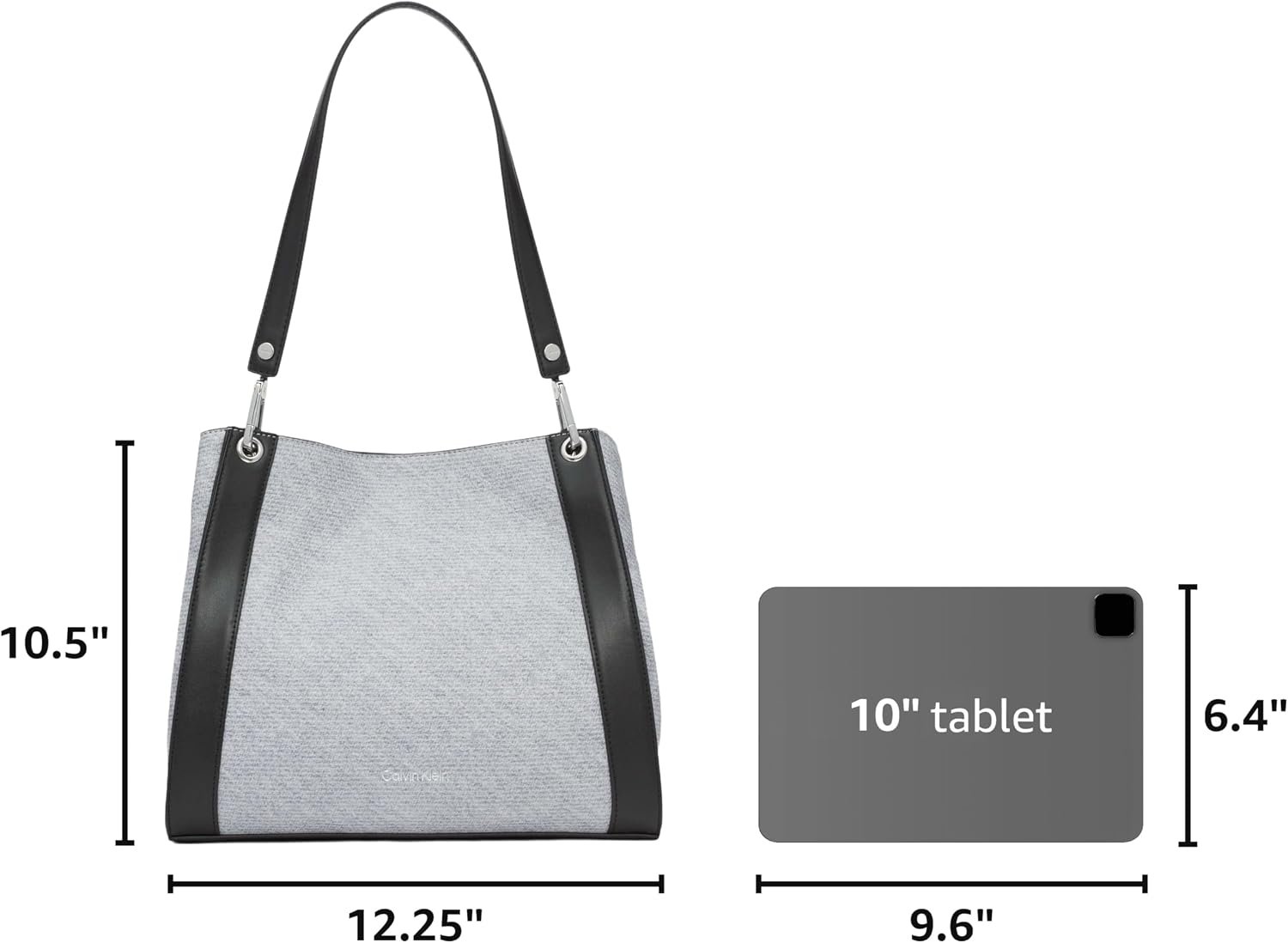 BOLSO DE HOMBRO CALVIN KLEIN REYNA CON TRIPLE COMPARTIMENTO - 5