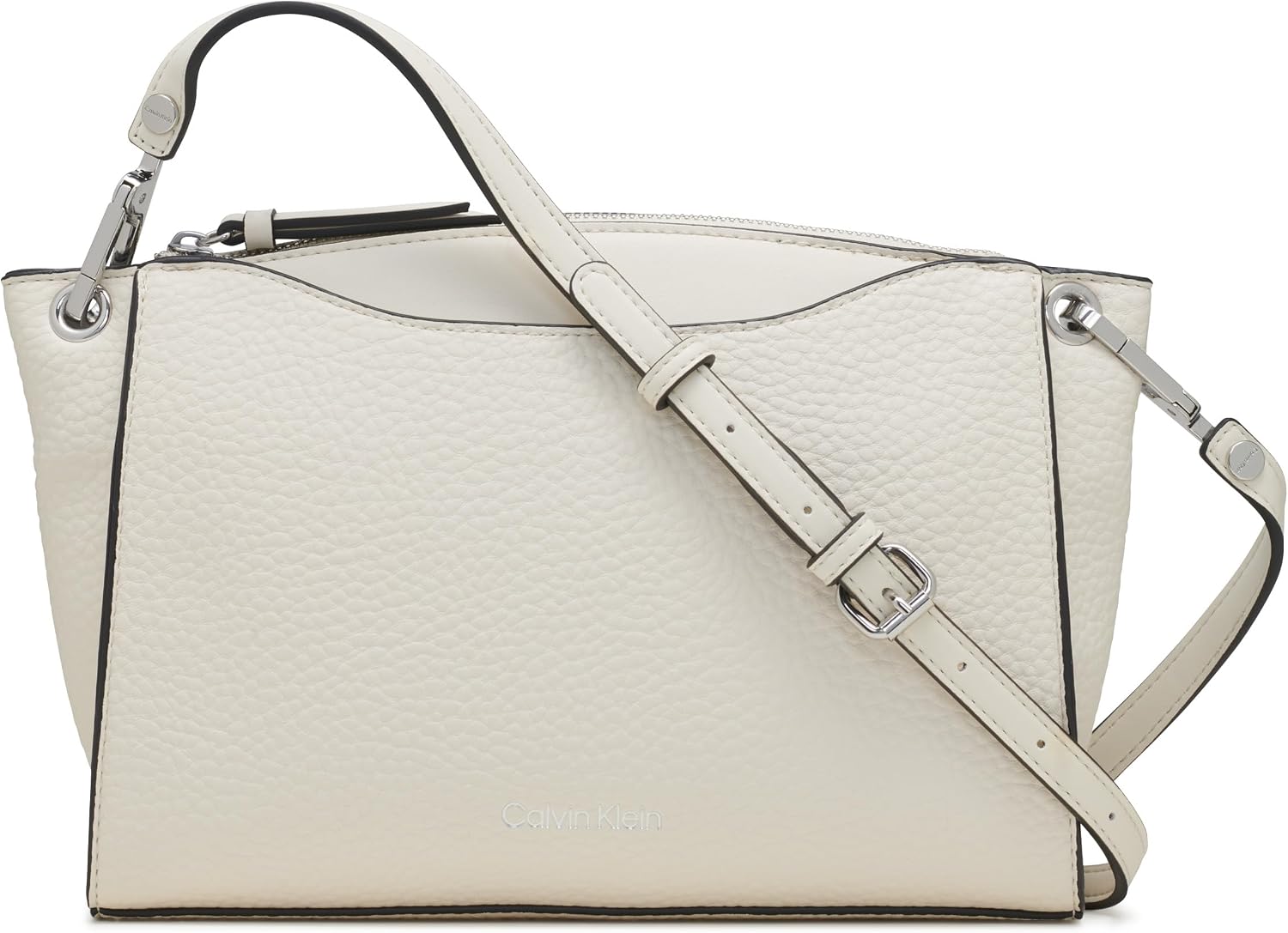 BOLSO CRUZADO CALVIN KLEIN GARNET PARA MUJER COLOR GRANATE - 1
