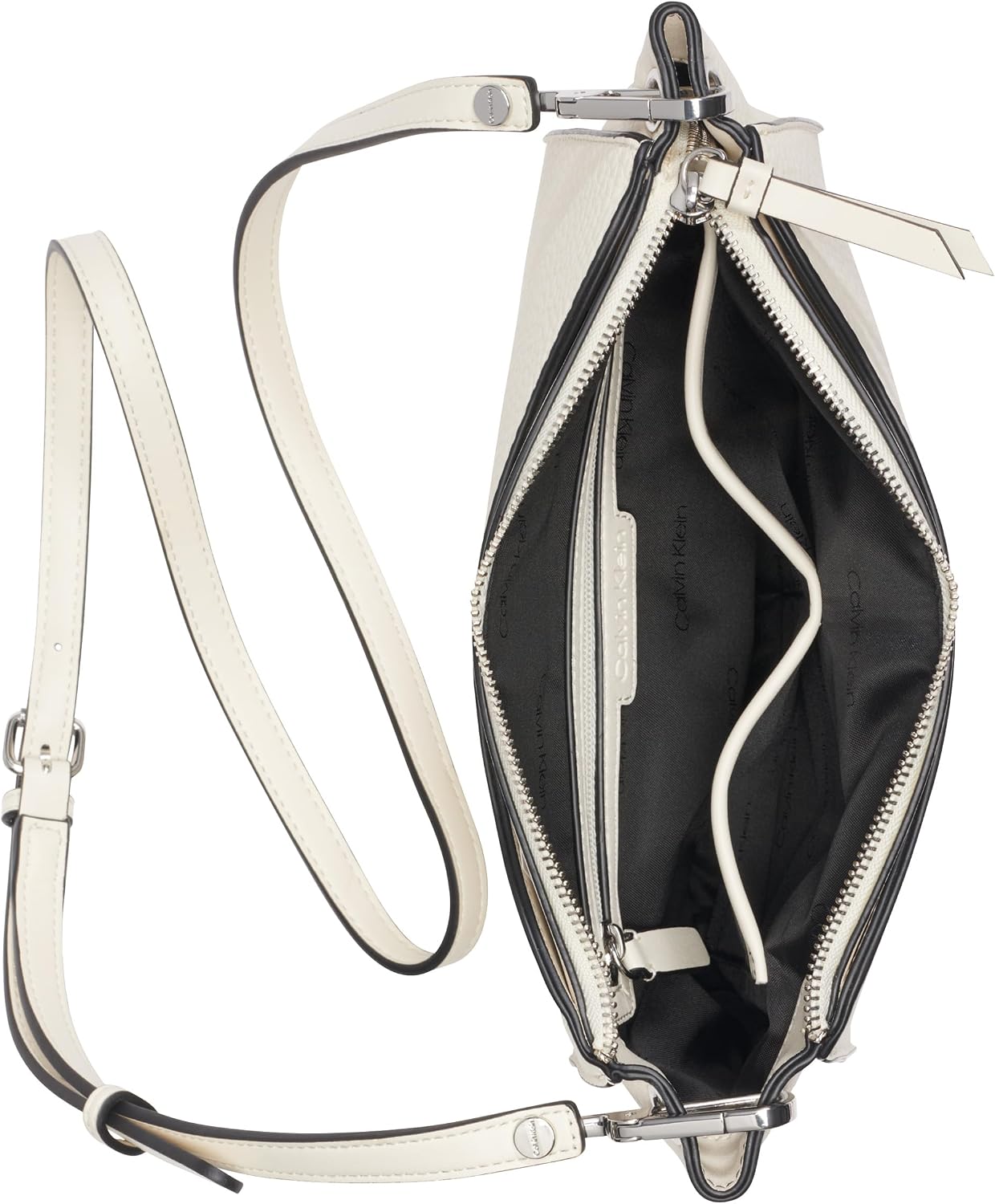 BOLSO CRUZADO CALVIN KLEIN GARNET PARA MUJER COLOR GRANATE - 2