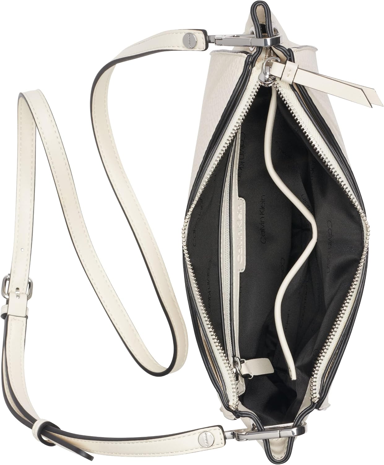 BOLSO CRUZADO CALVIN KLEIN GARNET PARA MUJER COLOR GRANATE - 5