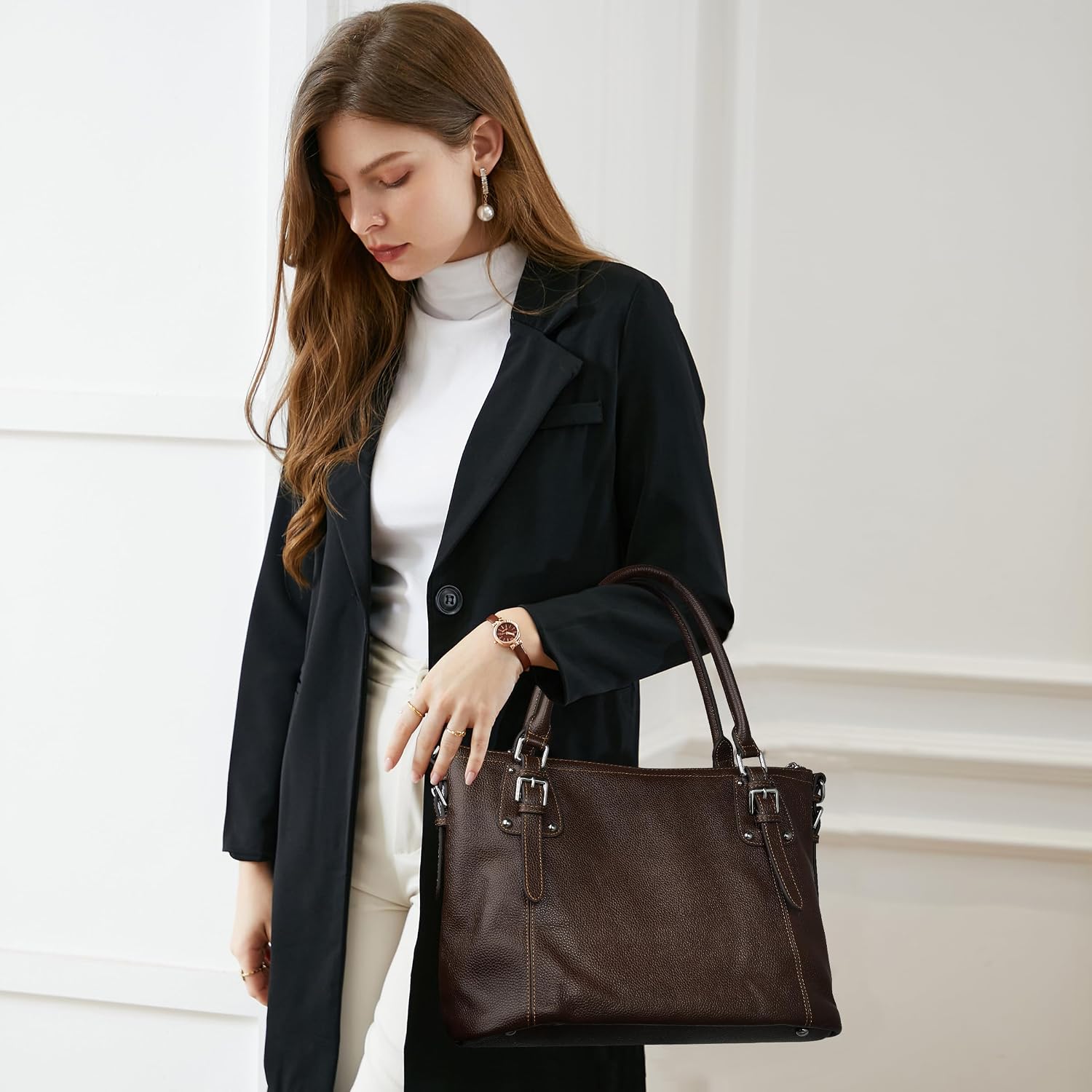 BOLSO DE CUERO HESHE TOTE BAG PARA MUJER - 2