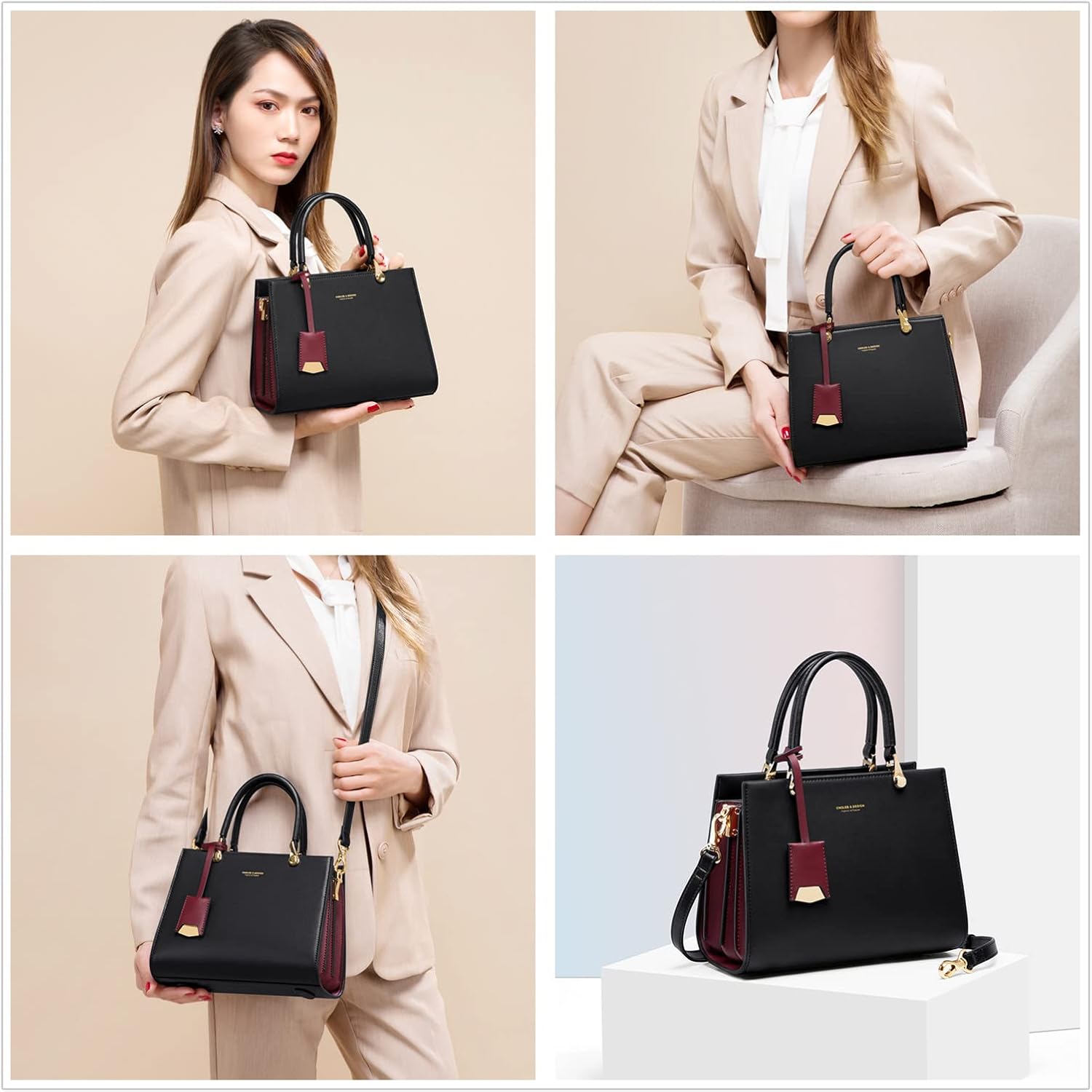 BOLSO TOTE PARA MUJER CNOLES DE CUERO - 2
