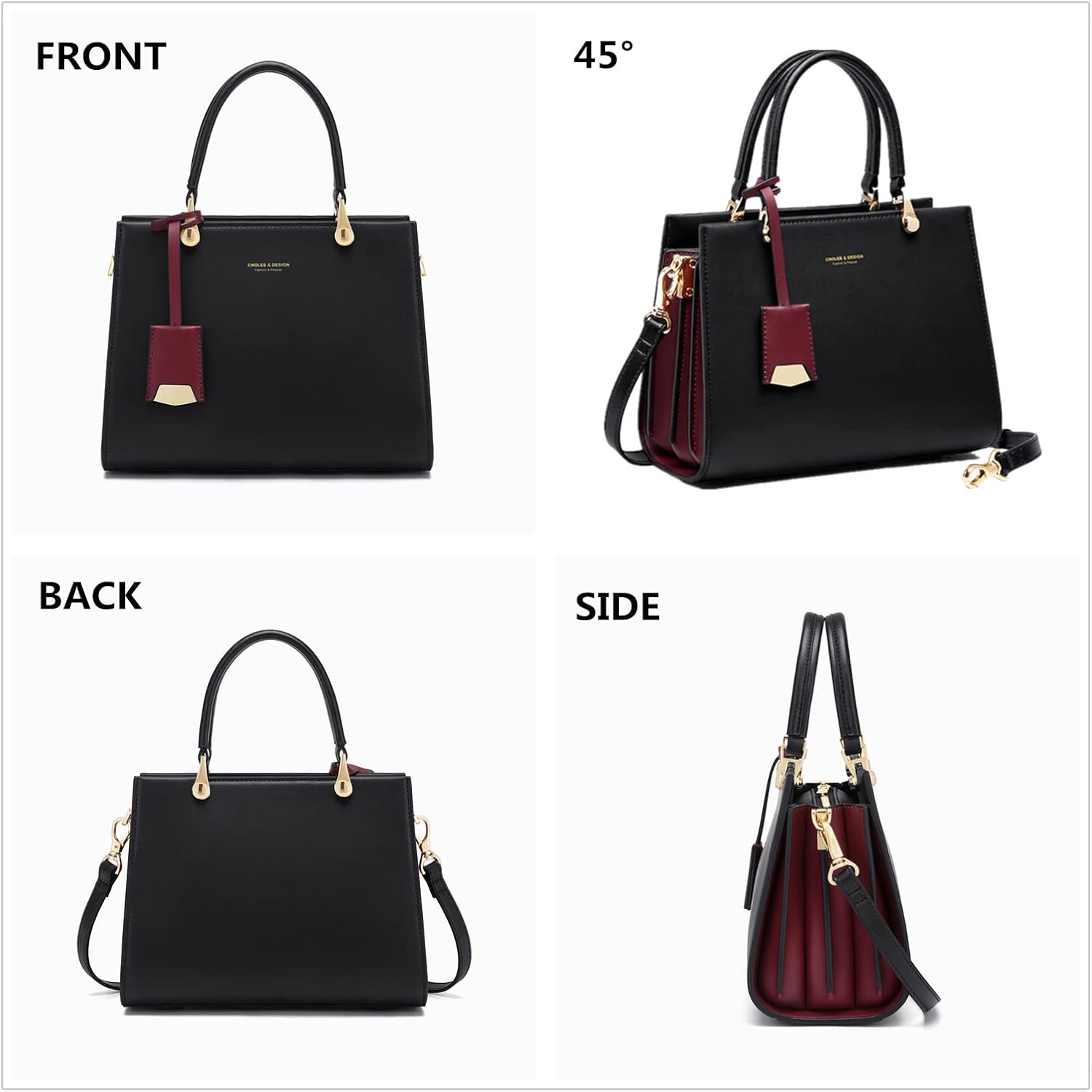 BOLSO TOTE PARA MUJER CNOLES DE CUERO - 3