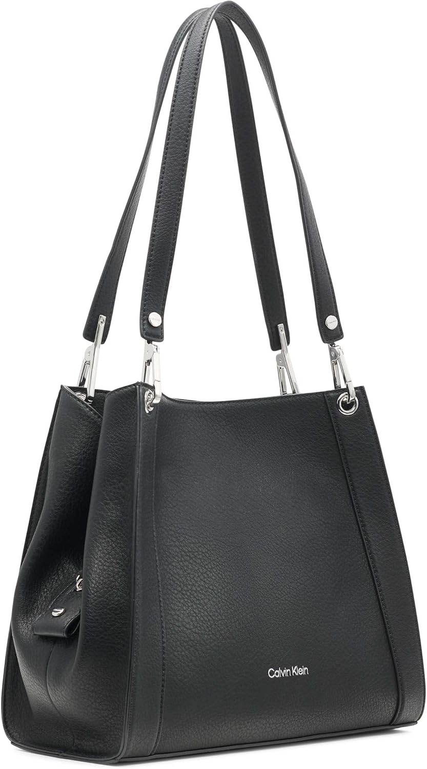 BOLSO DE HOMBRO CALVIN KLEIN REYNA CON TRIPLE COMPARTIMENTO - 2