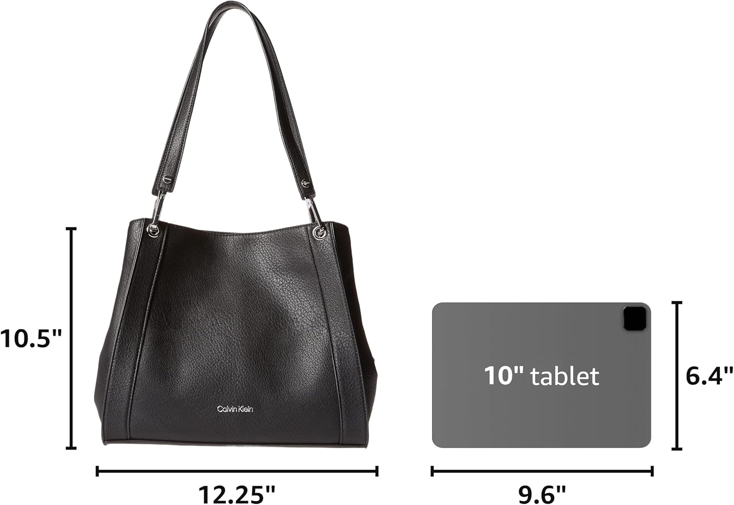 BOLSO DE HOMBRO CALVIN KLEIN REYNA CON TRIPLE COMPARTIMENTO - 5