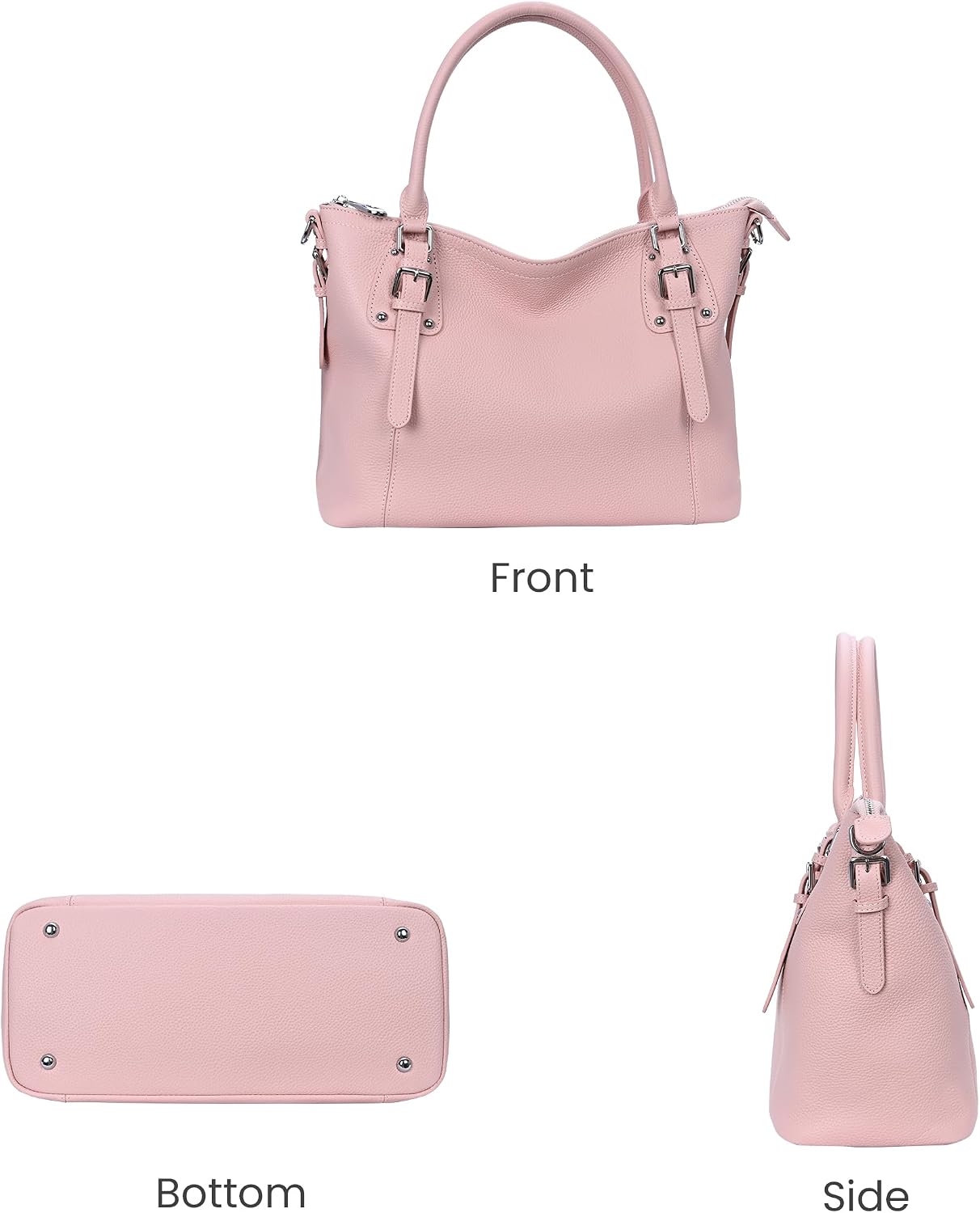 BOLSO DE CUERO HESHE TOTE BAG PARA MUJER - 5
