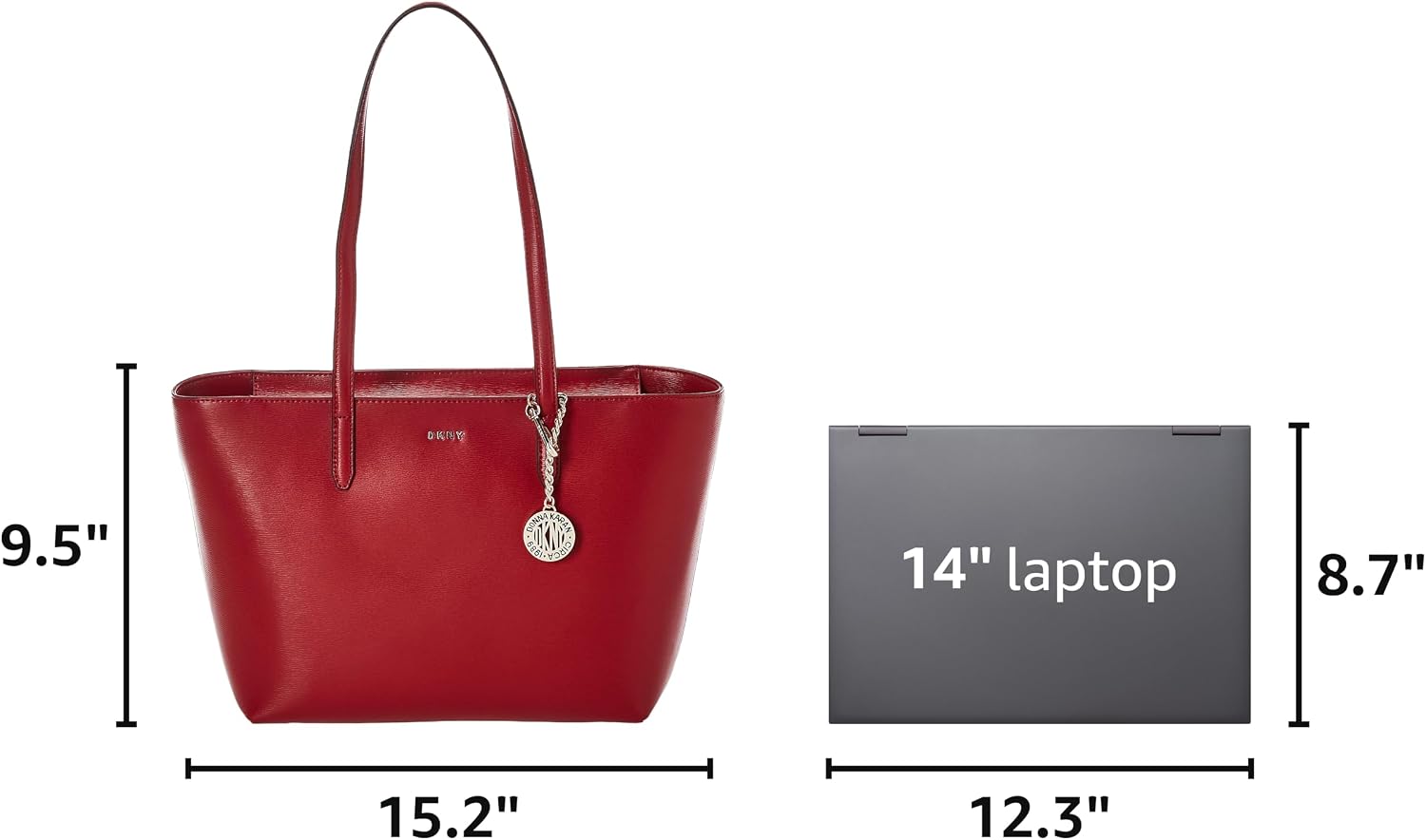 BOLSO TOTE MEDIANO DE CUERO PARA MUJER DKNY BRYANT - 3