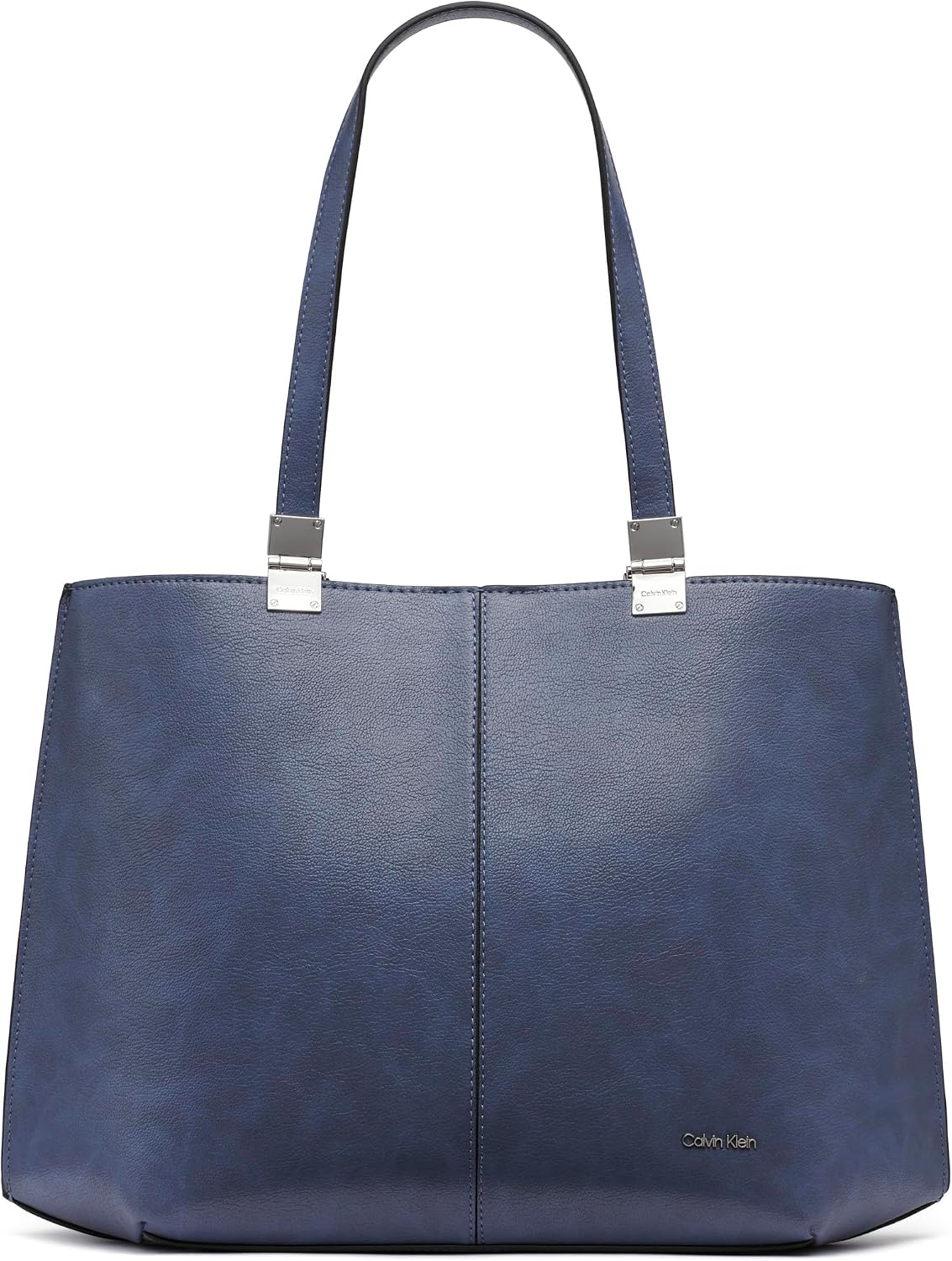 BOLSO TOTE PARA MUJER CALVIN KLEIN GRANITE GEOMETRIC EN CUERO VEGANO CON MONOGRAMA Y 3 BOLSILLOS - 1