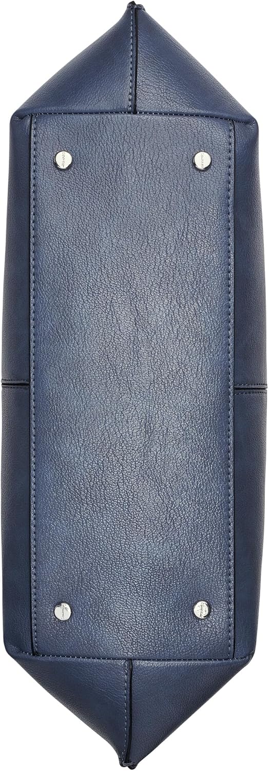 BOLSO TOTE PARA MUJER CALVIN KLEIN GRANITE GEOMETRIC EN CUERO VEGANO CON MONOGRAMA Y 3 BOLSILLOS - 4